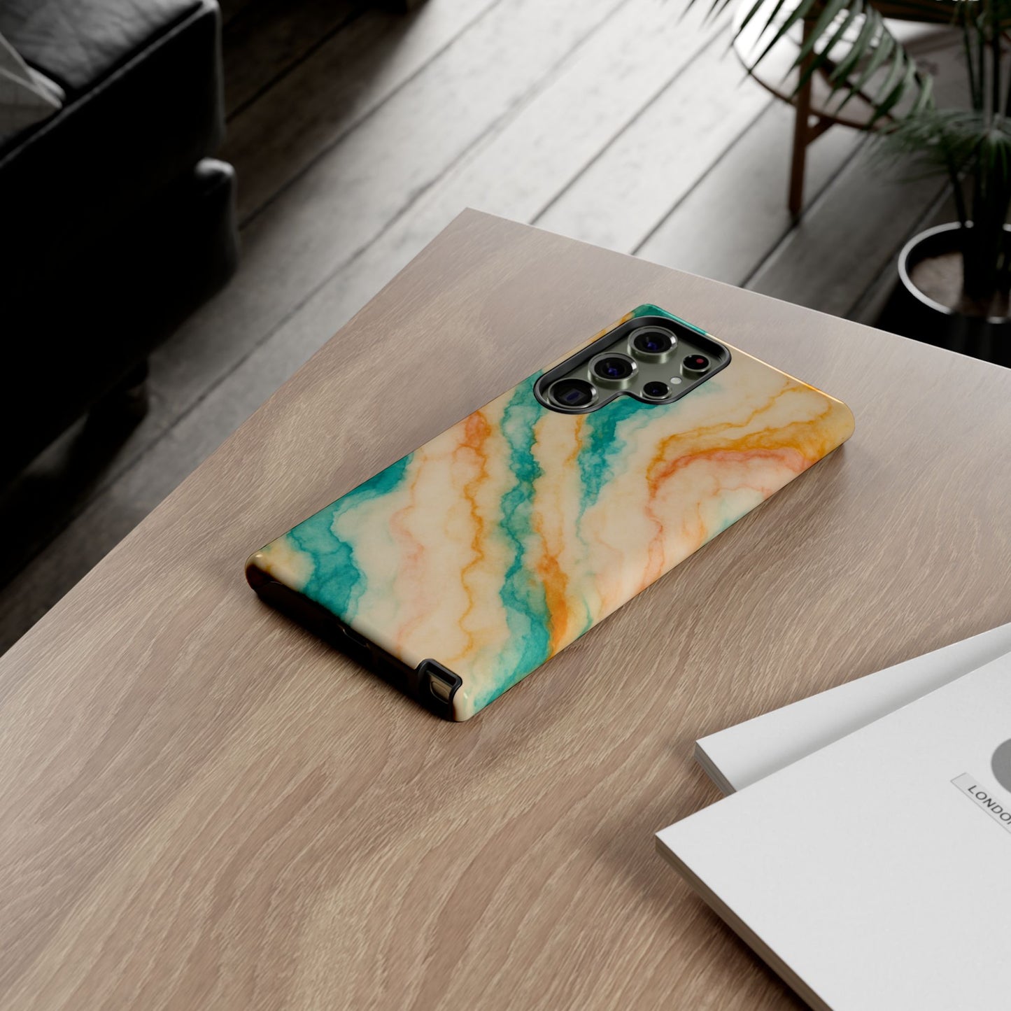Stylish Phone Case - Tough Cases with Abstract Marble Design, Trendy Accessory, Gift for Her, Protective Case, Unique Phone Cover