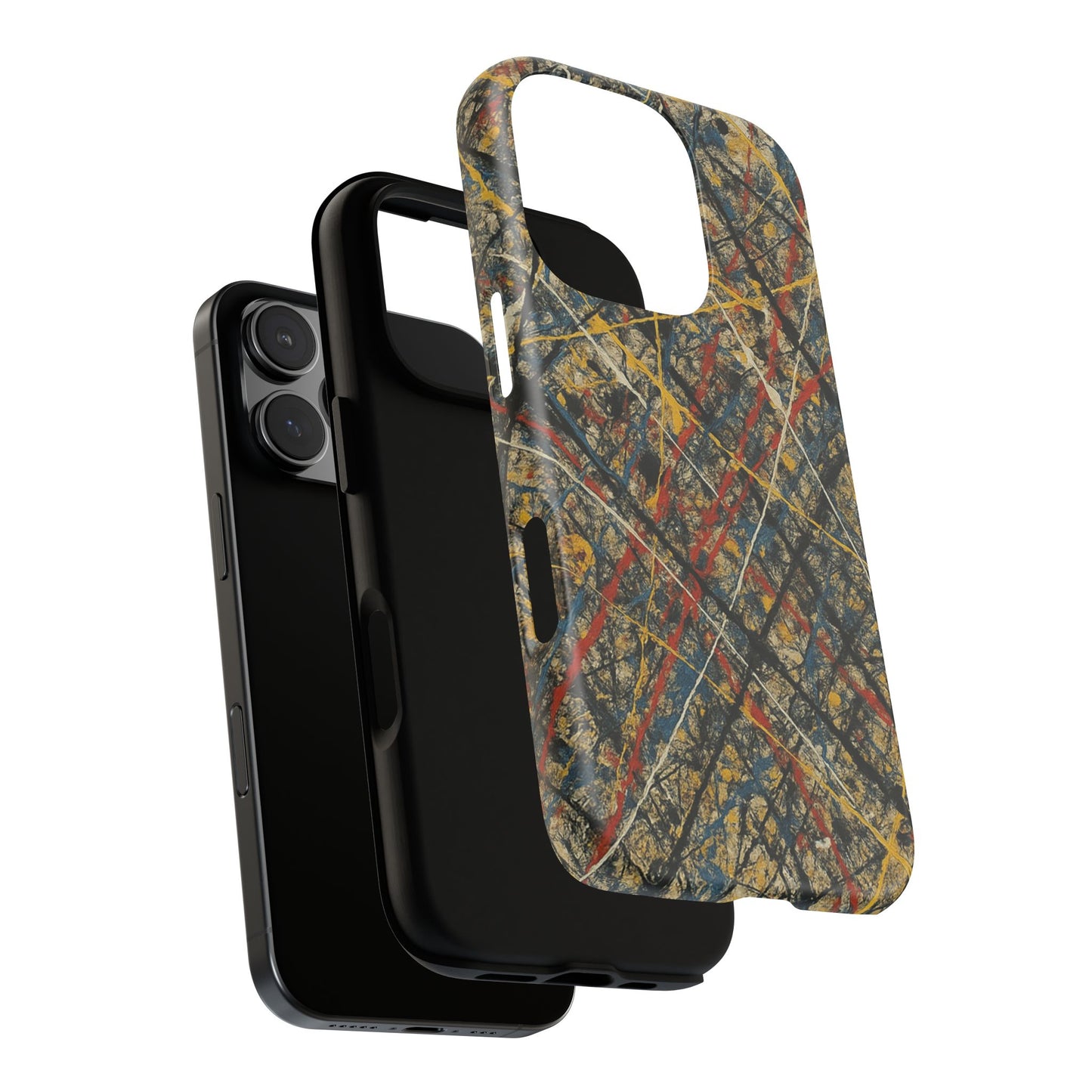 Tough Cases Phone Case - Bold Abstract Design, Stylish Mobile Cover, Unique Gift for Him/Her, Durable Accessory, Trendy Protection