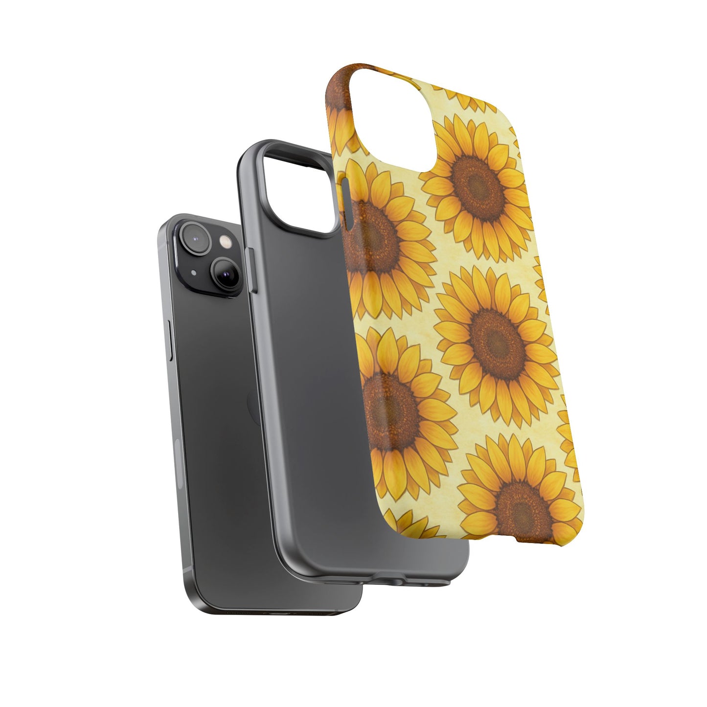 Sunflower Phone Cases - Tough Cases for Nature Lovers, Gift for Friends, Floral Design, Protective Case, Sunflower Decor