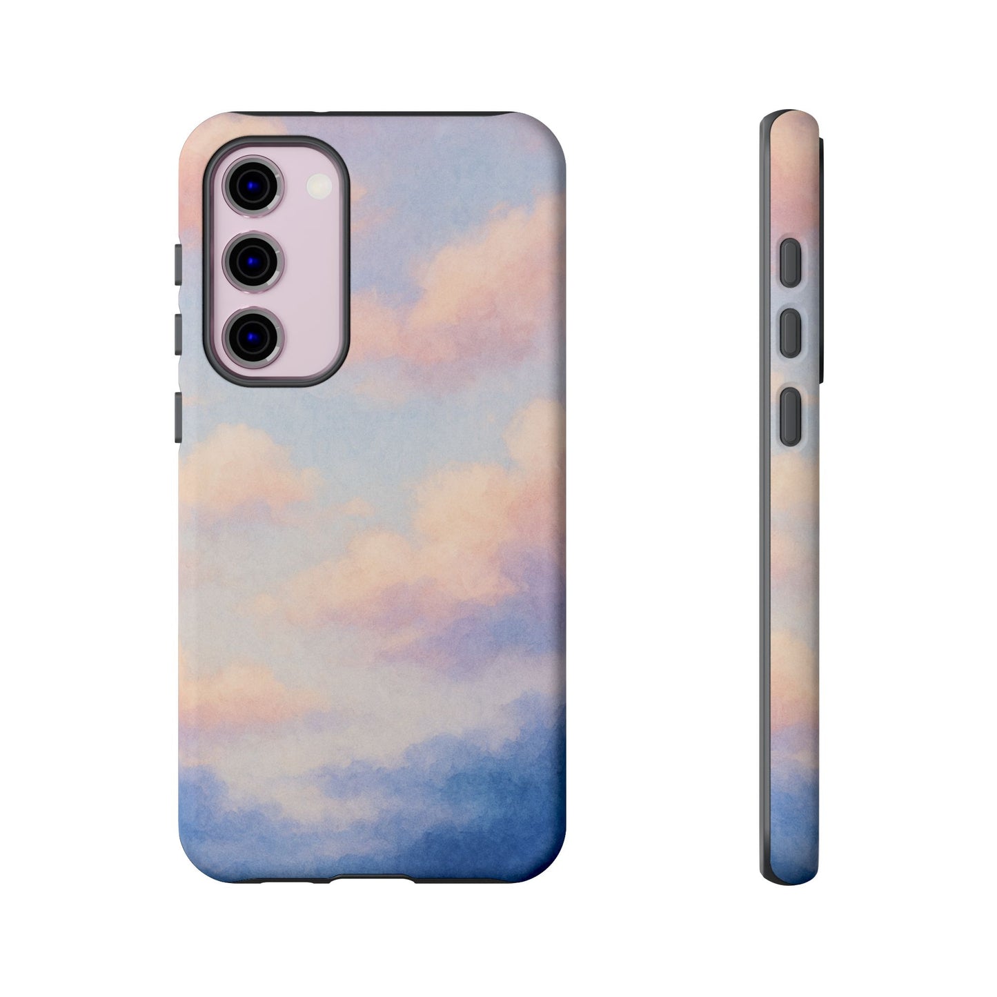 Sky Blue Cloud Phone Case, Tough Phone Cover, Aesthetic Cell Phone Accessory, Gift for Teen, Trendy Tech Protection