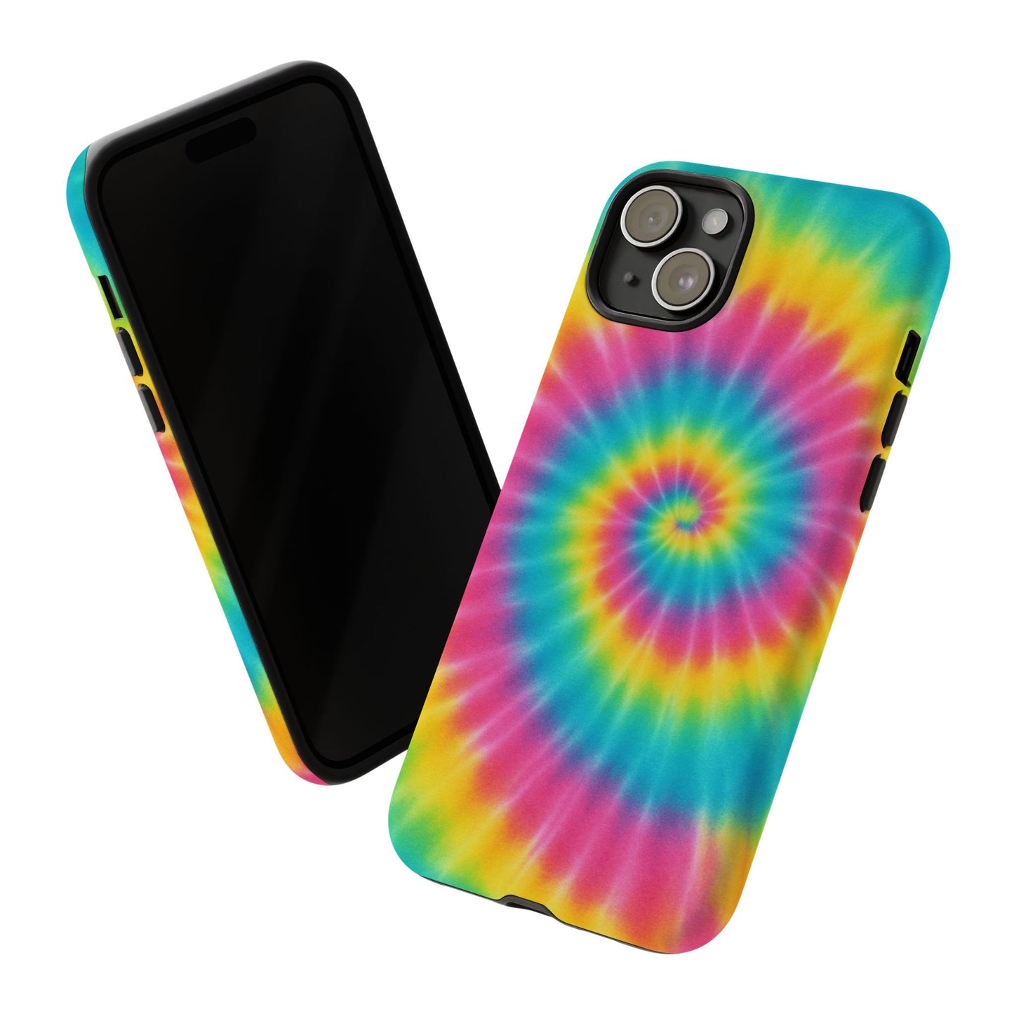 Colorful Tie-Dye Phone Case, Vibrant Phone Cover, Boho Style Accessory, Gift for Teens, Trendy Phone Accessories