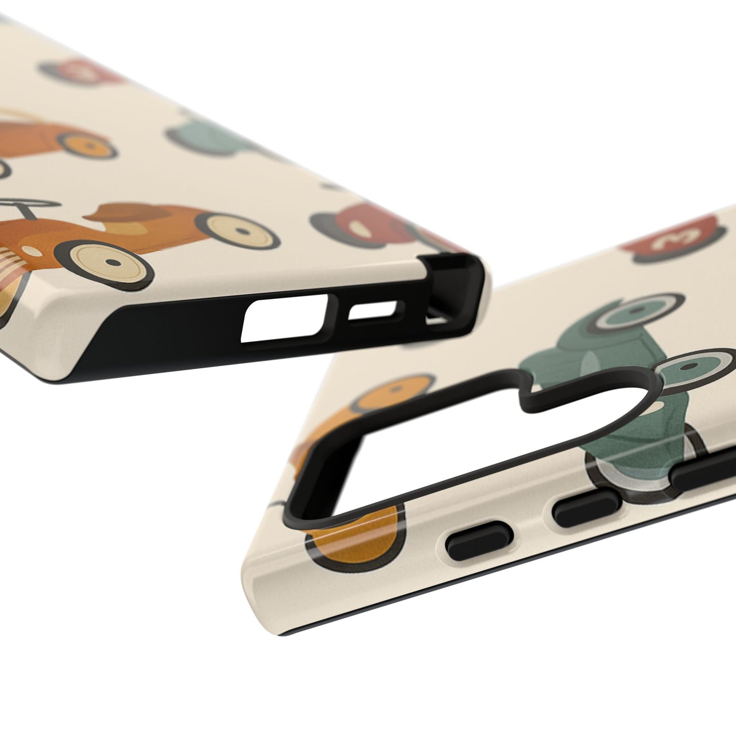 Vintage Car Phone Case, Tough Cases, Kids Gift, Car Lover Accessory, Retro Style, Phone Protection, Unique Design, pedal cars