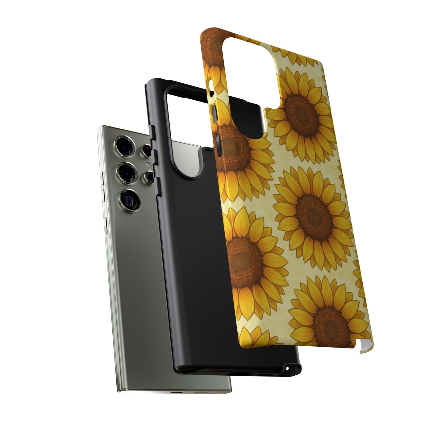 Sunflower Phone Cases - Tough Cases for Nature Lovers, Gift for Friends, Floral Design, Protective Case, Sunflower Decor