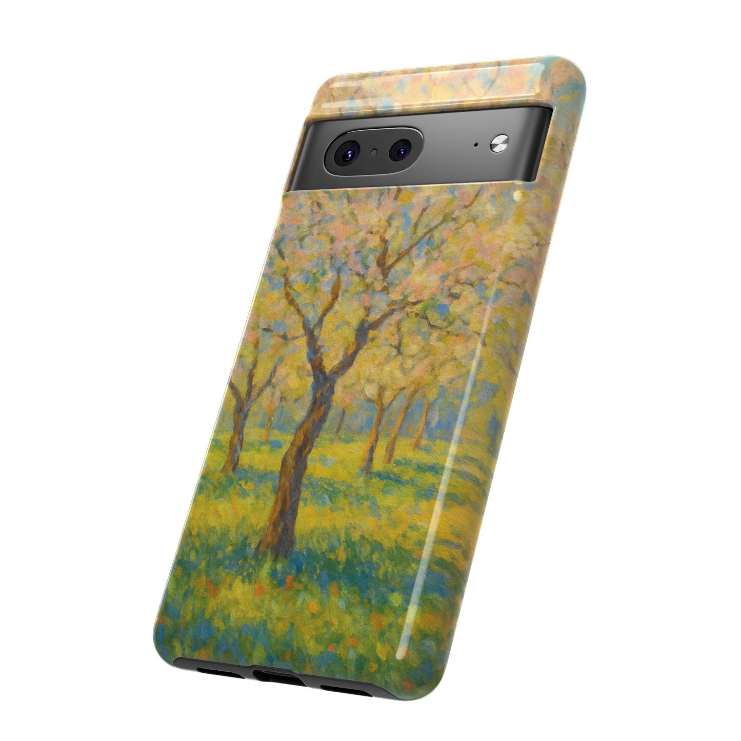 Artistic Phone Case, Tough Phone Case, Flower Tree Case, Spring Decor, Unique Phone Cover, Nature Lover Gift