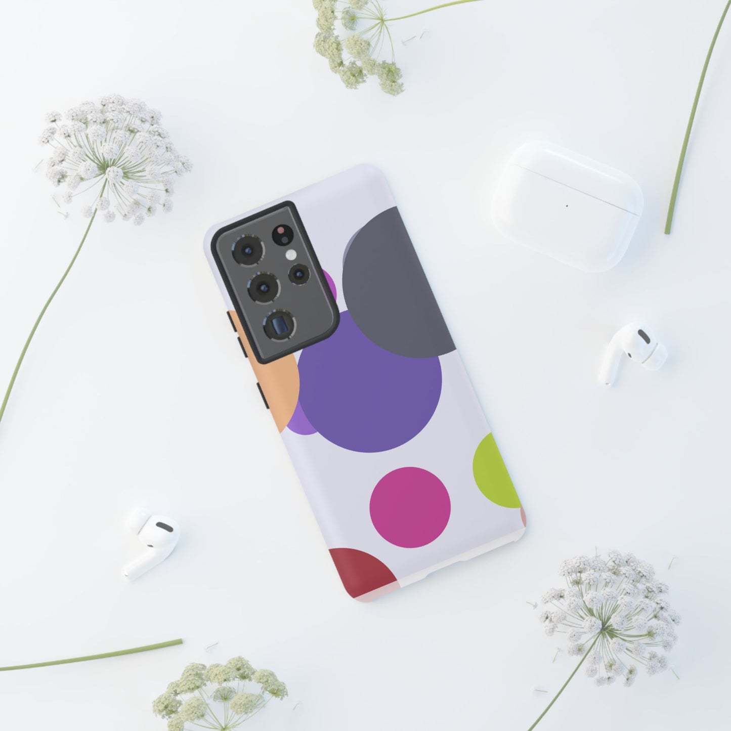 Colorful Geometric Phone Case, Bold Protective Cover for iPhone, Unique Gift for Trendy Teens, Fun Customizable Cases, Modern Design