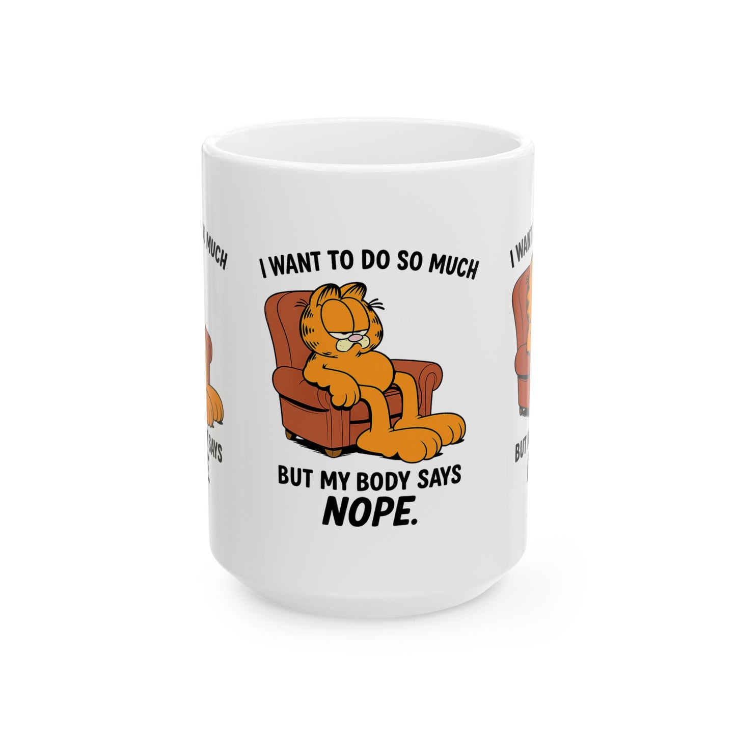 Garfield Humor Mug | Cute Ceramic Coffee Cup | Funny Gift for Cat Lovers | Relaxation Vibe | Ideal for Home or Office | Gift for [...]