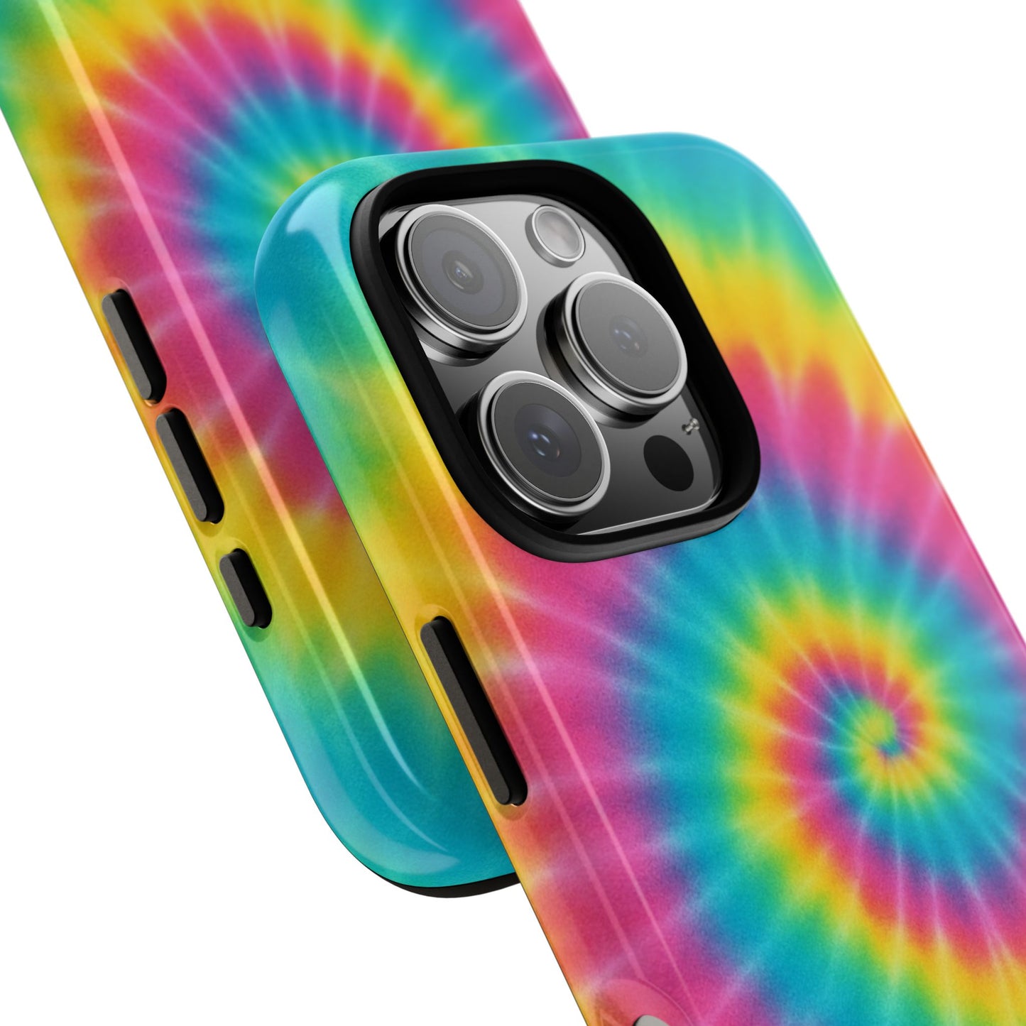 Colorful Tie-Dye Phone Case, Vibrant Phone Cover, Boho Style Accessory, Gift for Teens, Trendy Phone Accessories