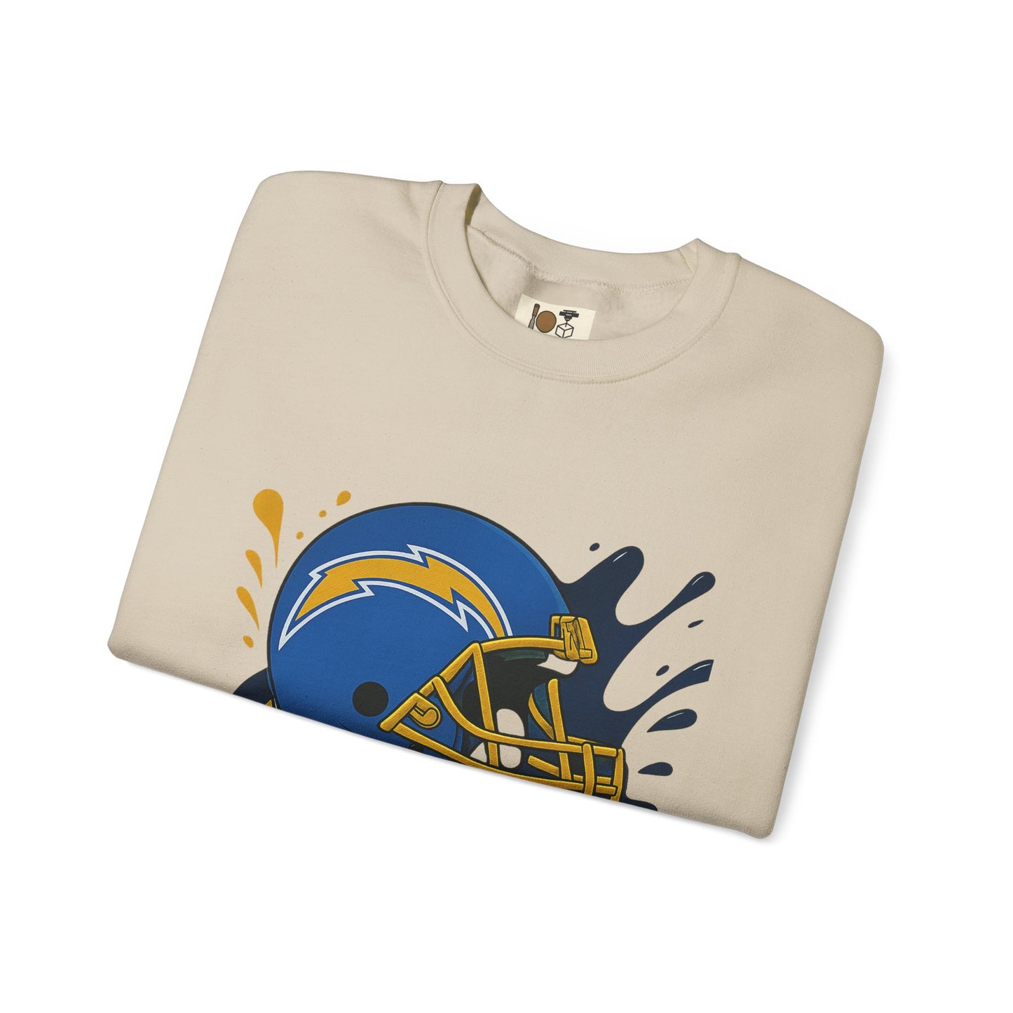 Sporty Splash Crewneck Sweatshirt - Football Lover Gift, Unisex Casual Wear, Game Day Attire, Cozy Sweatshirt, Fall Fashion