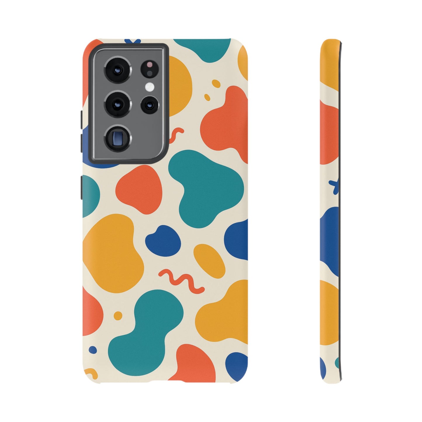 Colorful Phone Case with Abstract Design, Stylish Phone Cover, Trendy Tech Accessory for Her, Unique Gift Idea, Fun Patterned Case