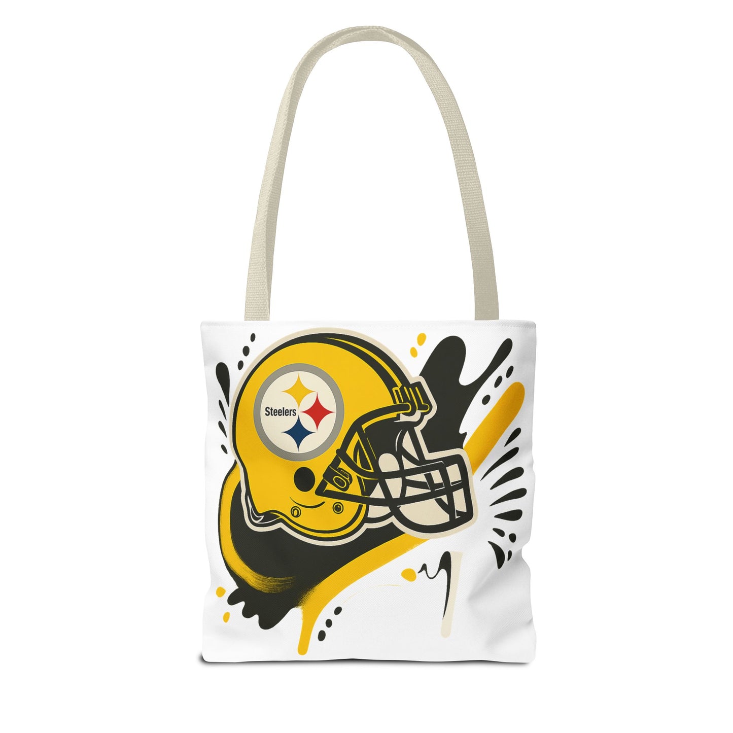 Steelers Inspired Tote Bag, Football Fan Accessory, Game Day Tote, Sports Bag, Personalized Gift for Him