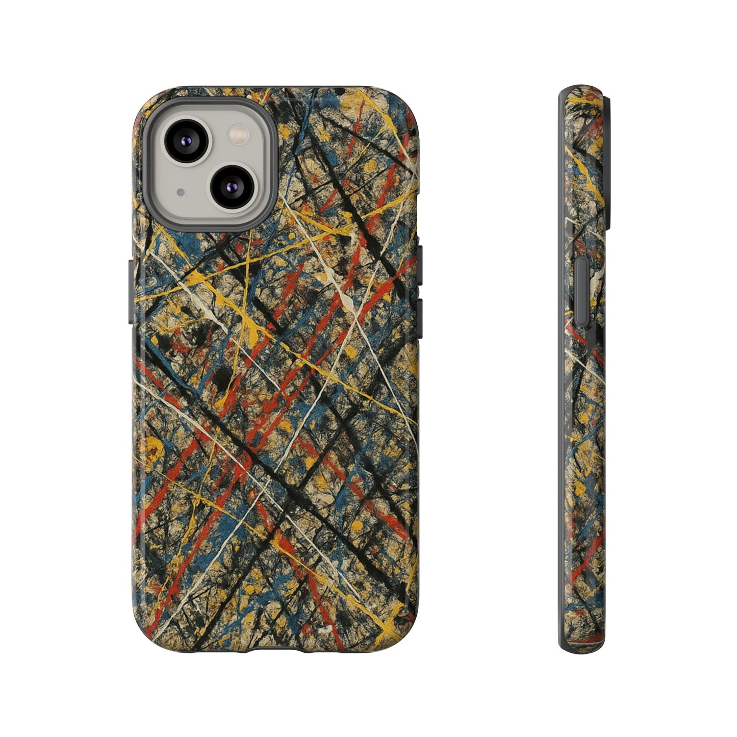 Tough Cases Phone Case - Bold Abstract Design, Stylish Mobile Cover, Unique Gift for Him/Her, Durable Accessory, Trendy Protection