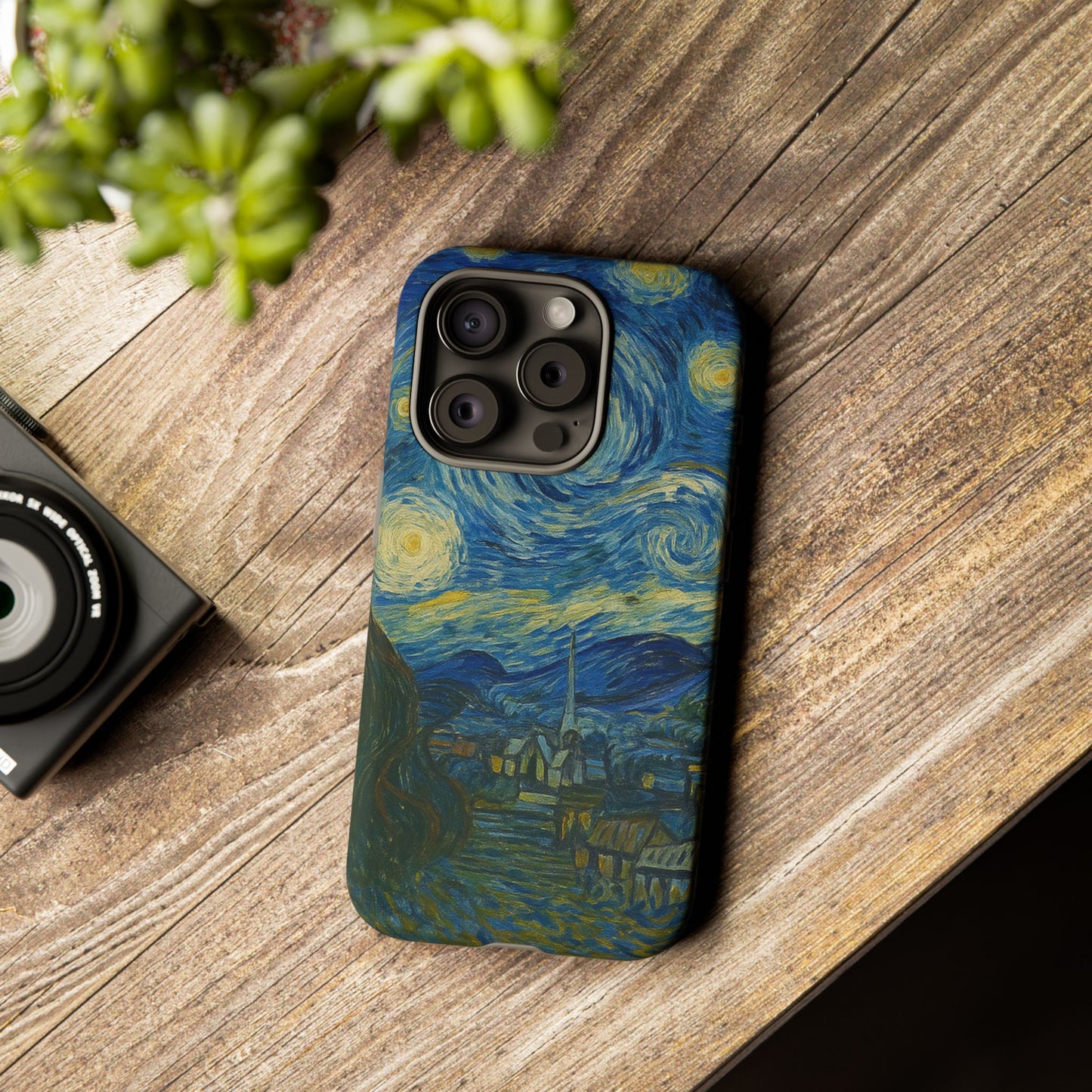 Starry Night Phone Case, Artistic Cell Phone Cover, Gift for Art Lovers, Unique Phone Accessory, Birthday Gift for Him/Her, Tough Cases