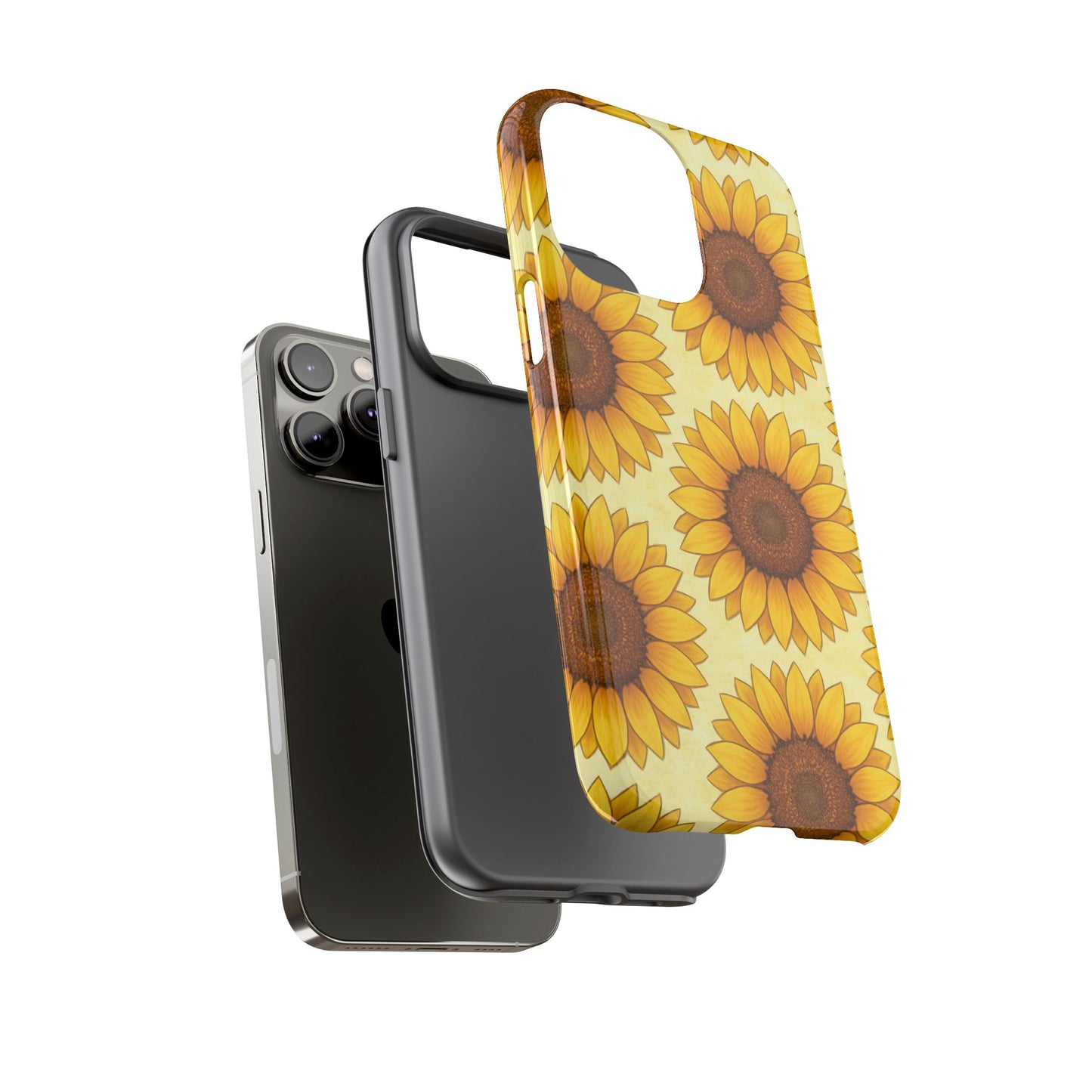 Sunflower Phone Cases - Tough Cases for Nature Lovers, Gift for Friends, Floral Design, Protective Case, Sunflower Decor