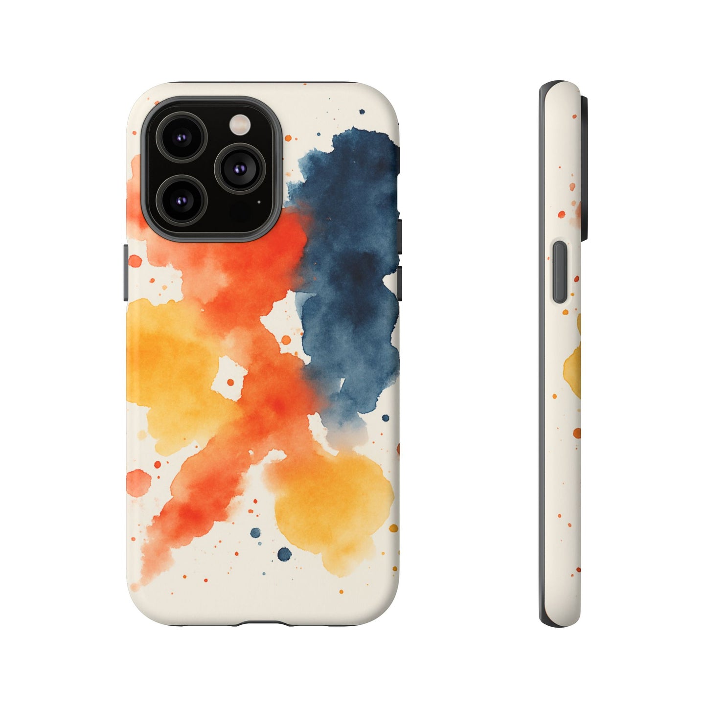 Watercolor Phone Case - Abstract Design, Tough Cases for Men & Women, Stylish Gift, Artistic Accessory for All Occasions