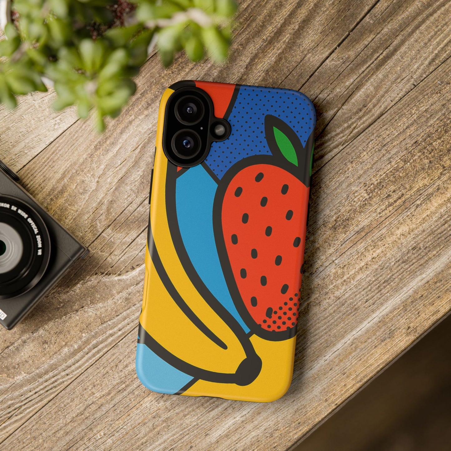 Colorful Fruit Phone Case - Tough Cases - Fun, Vibrant, Unique, Gifts for Friends, Summer Accessories, Trendy Phone Protector