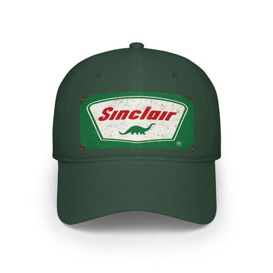 Vintage Sinclair Dinosaur Low Profile Baseball Cap, Retro Cap, Casual Hat, Gift for Dad, Summer Style, Outdoor Accessory