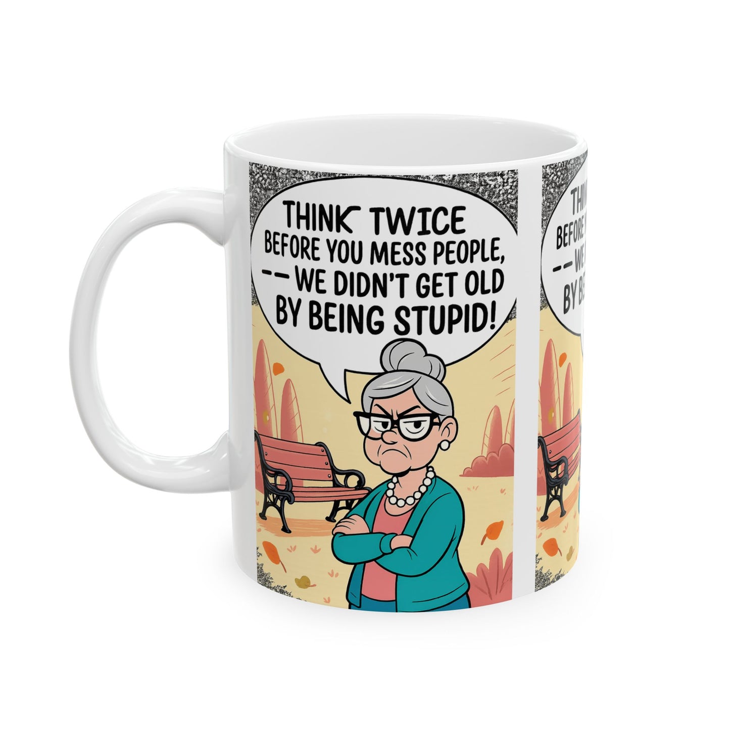 Sassy Granny Mug with Quote | Funny Ceramic Coffee Cup | Gift for Granny, Birthday Mug, Humorous Kitchenware, 11oz, 15oz