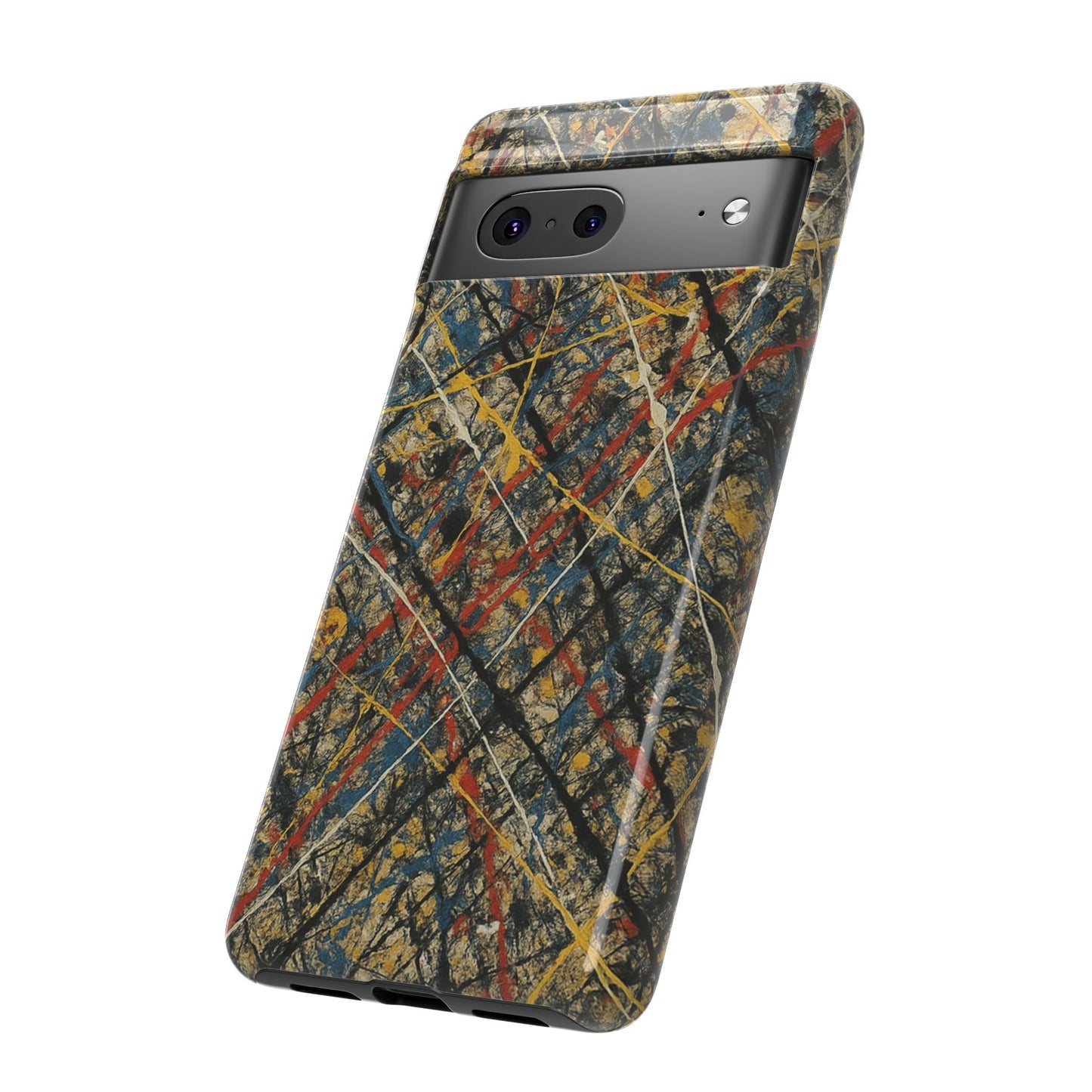 Tough Cases Phone Case - Bold Abstract Design, Stylish Mobile Cover, Unique Gift for Him/Her, Durable Accessory, Trendy Protection