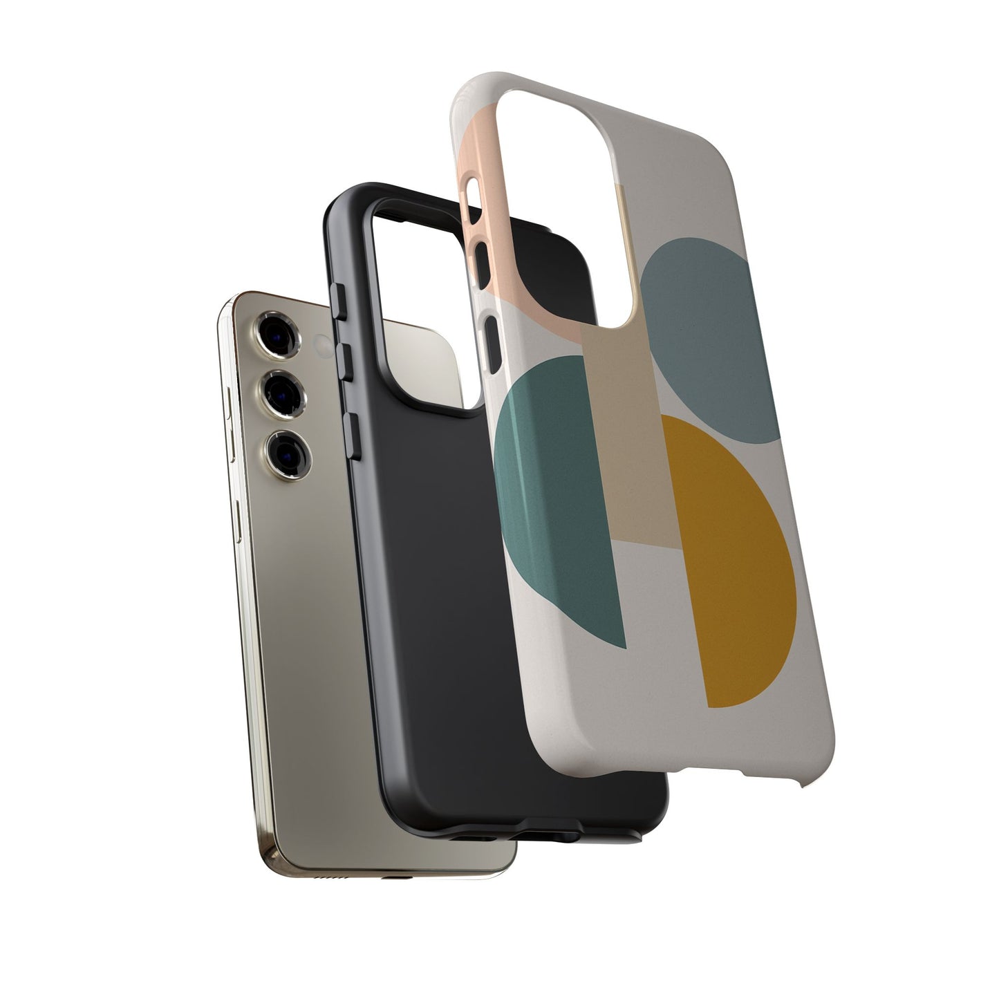 Minimalist Geometric Phone Case, Stylish Protective Cover for Phones, Modern Design, Gift for Him/Her, Trendy Tech Accessory