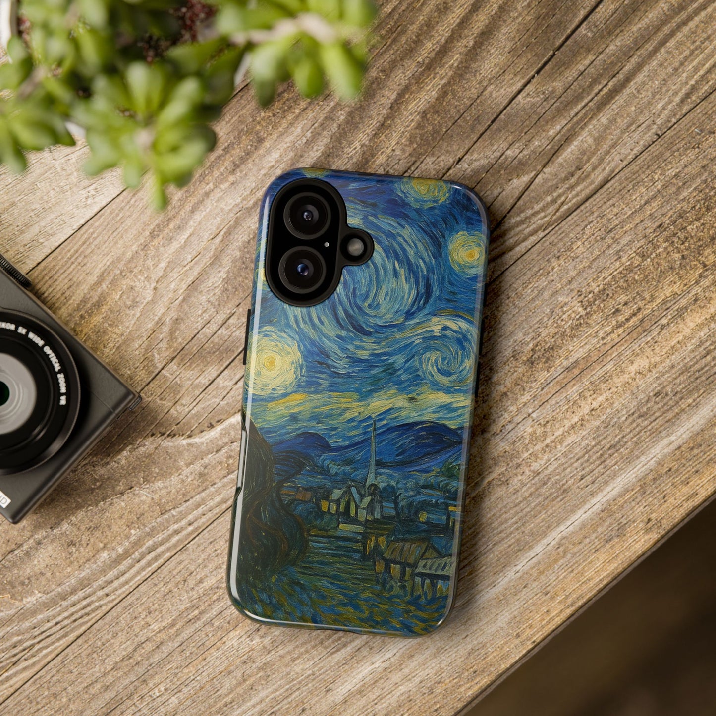 Starry Night Phone Case, Artistic Cell Phone Cover, Gift for Art Lovers, Unique Phone Accessory, Birthday Gift for Him/Her, Tough Cases