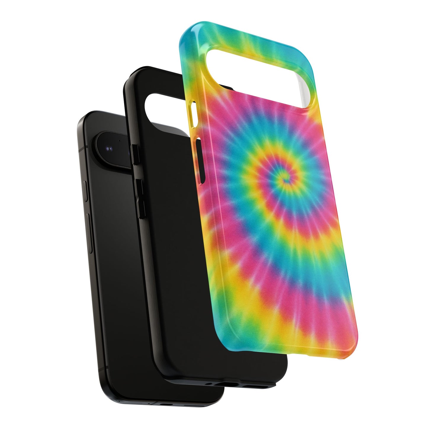 Colorful Tie-Dye Phone Case, Vibrant Phone Cover, Boho Style Accessory, Gift for Teens, Trendy Phone Accessories