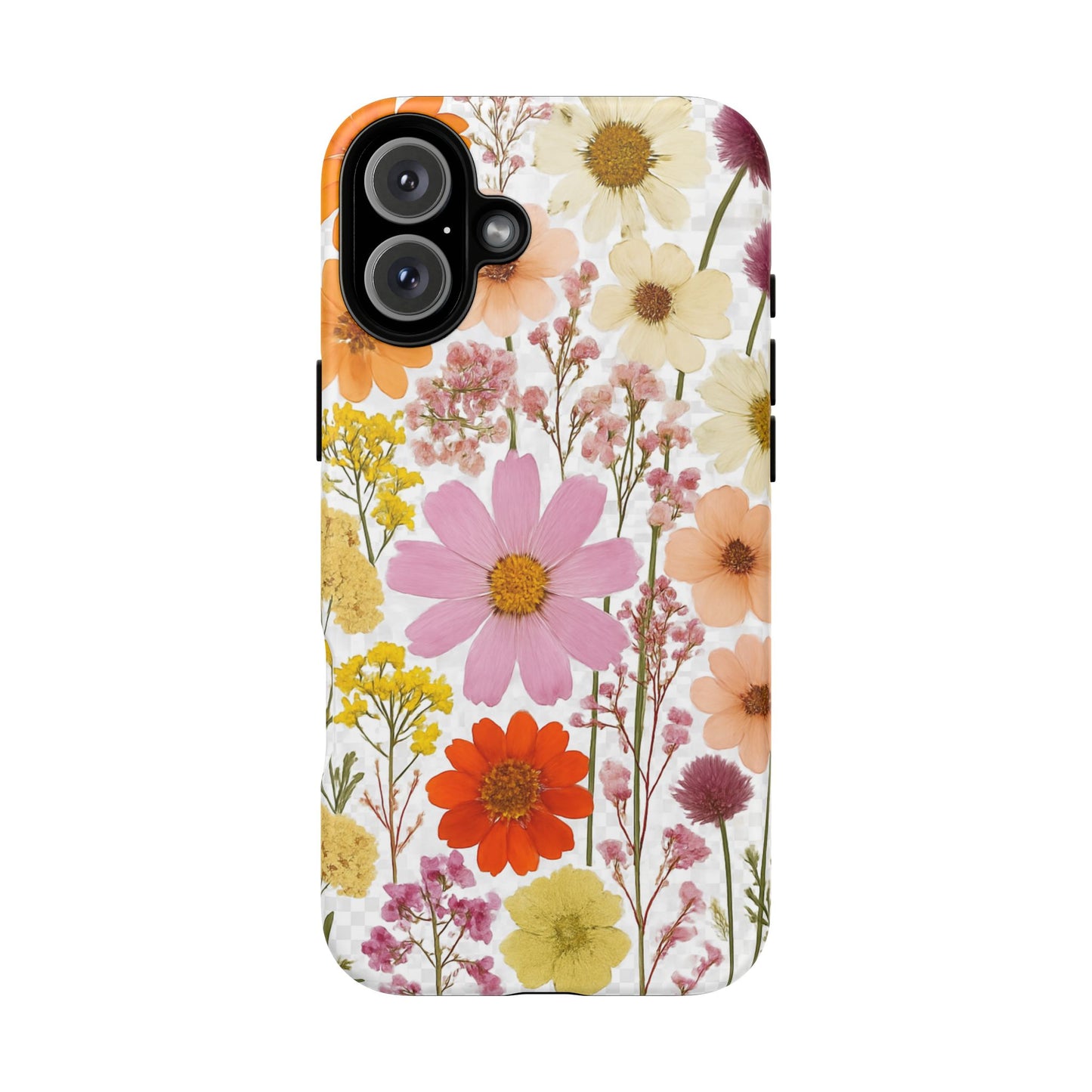 Floral Phone Case - Tough Cases, Stylish Protective Cover, Flower Design, Trendy Gift, Nature Lover Accessory, DRIED FLOWERS