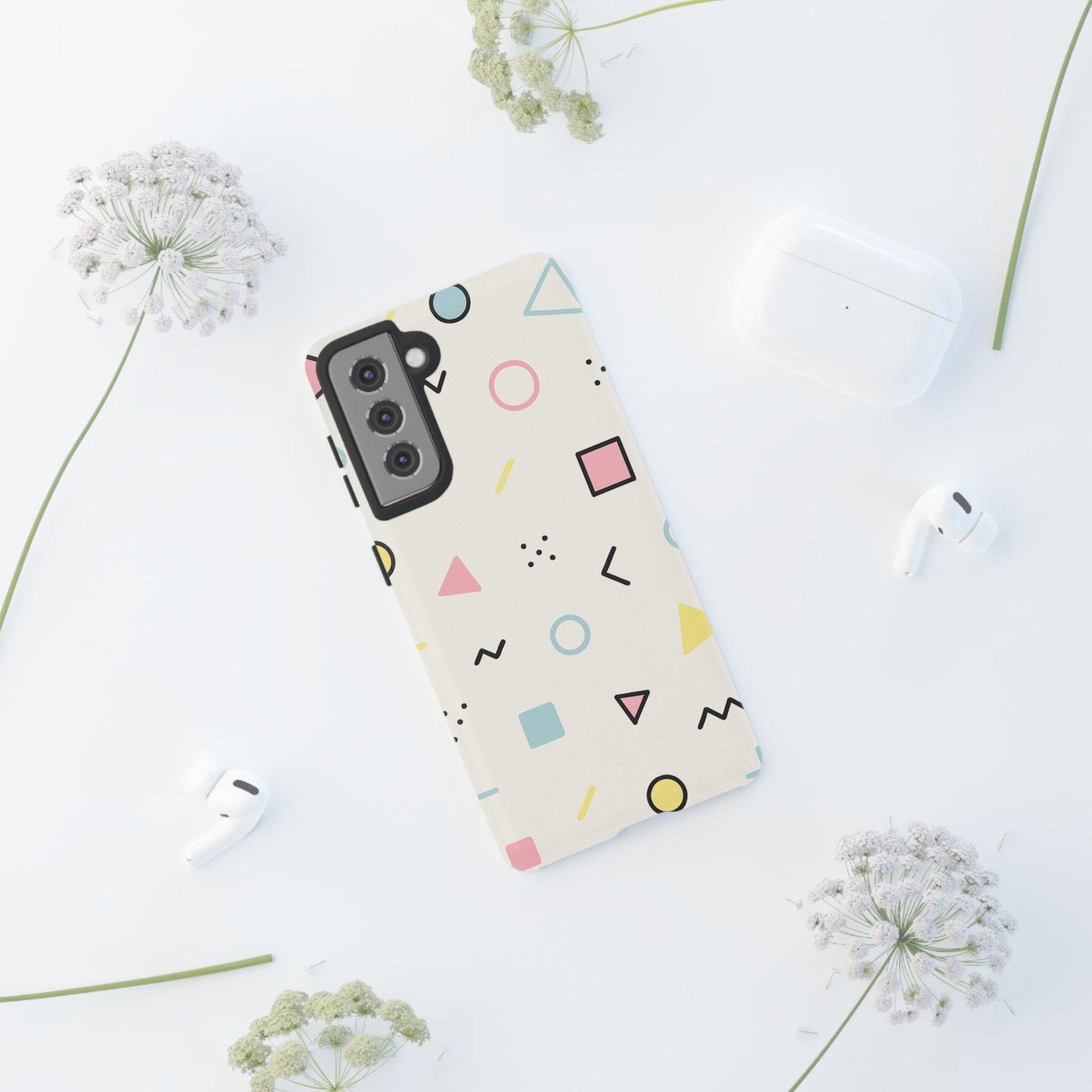 Geometric Phone Case - Stylish Tough Cases for Trendsetters, Unique Phone Covers, Modern Accessories, Gift Ideas for Her