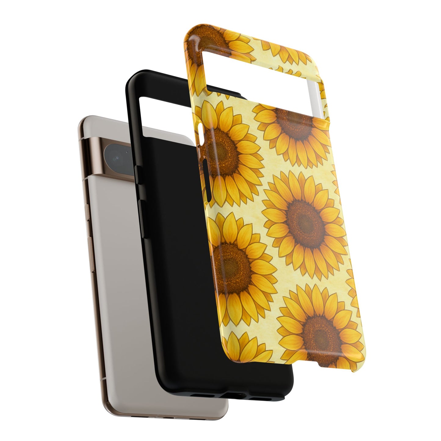 Sunflower Phone Cases - Tough Cases for Nature Lovers, Gift for Friends, Floral Design, Protective Case, Sunflower Decor