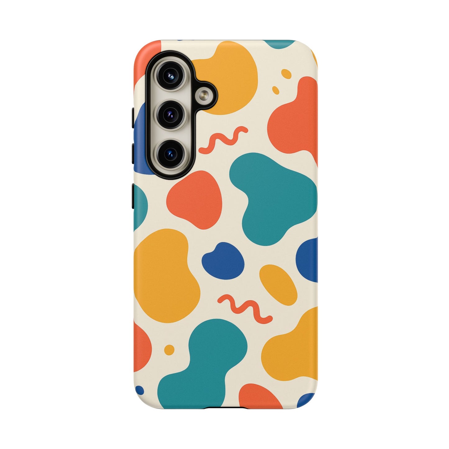 Colorful Phone Case with Abstract Design, Stylish Phone Cover, Trendy Tech Accessory for Her, Unique Gift Idea, Fun Patterned Case