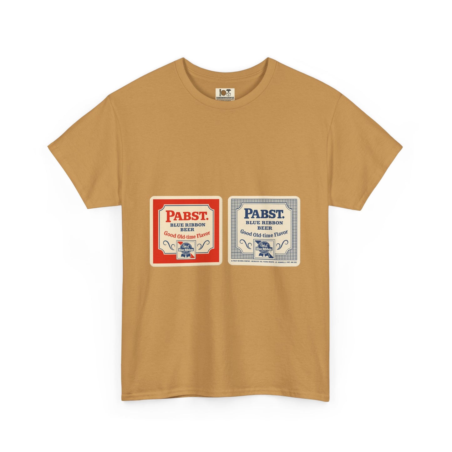 Vintage-Inspired Unisex Heavy Cotton Tee, Perfect for Beer Lovers, Retro Style Shirt, Gift for Him/Her, Casual Wear, Birthday Gift, Pabst beer