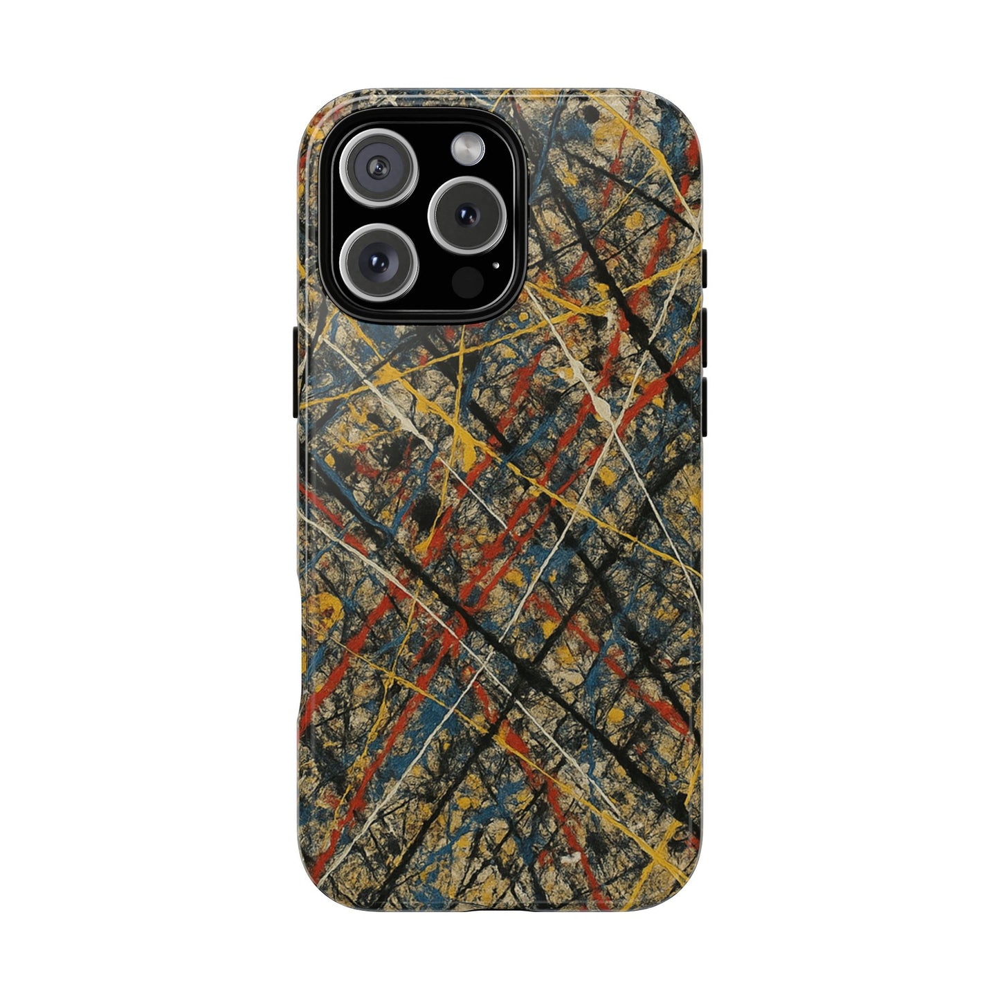 Tough Cases Phone Case - Bold Abstract Design, Stylish Mobile Cover, Unique Gift for Him/Her, Durable Accessory, Trendy Protection