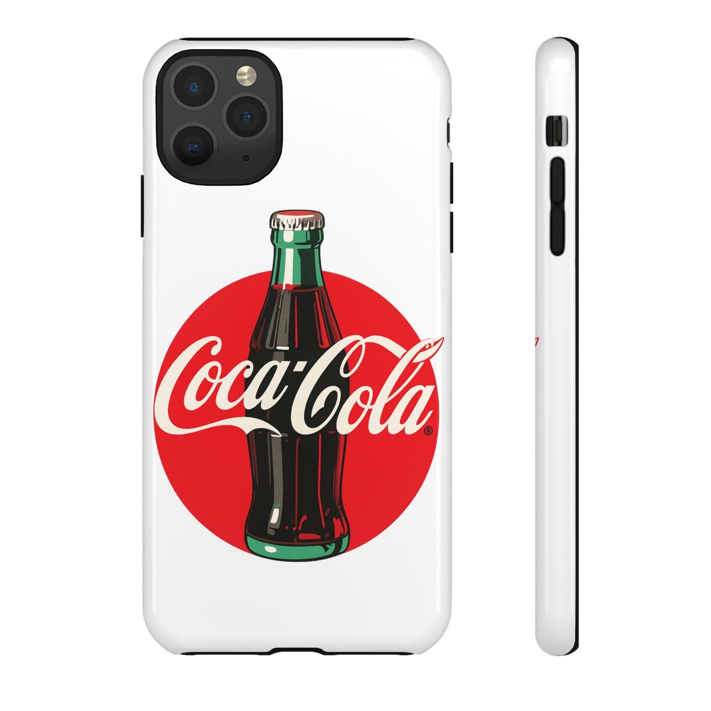 Coca-Cola Tough Phone Cases, Vintage Soda Drink, Retro Style, Unique Gift, Phone Accessories, Summer Vibes
