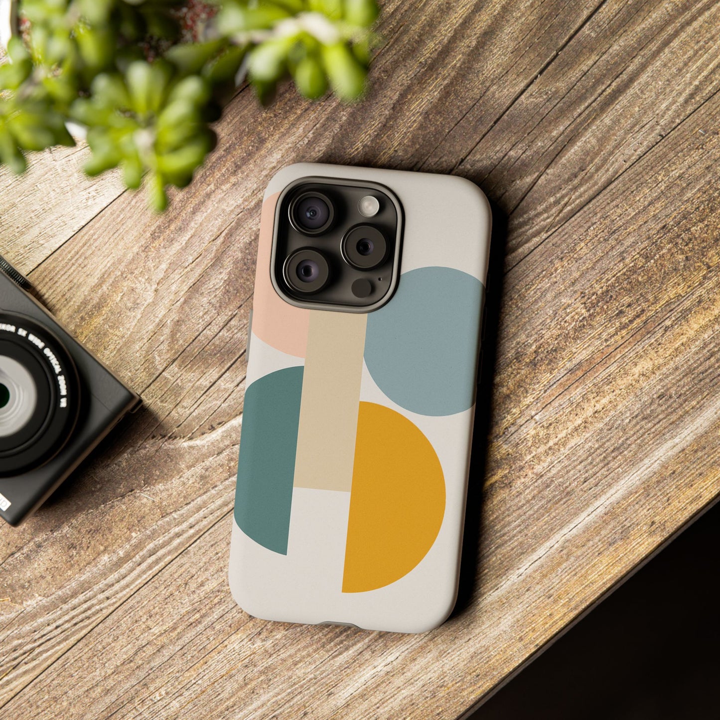 Minimalist Geometric Phone Case, Stylish Protective Cover for Phones, Modern Design, Gift for Him/Her, Trendy Tech Accessory