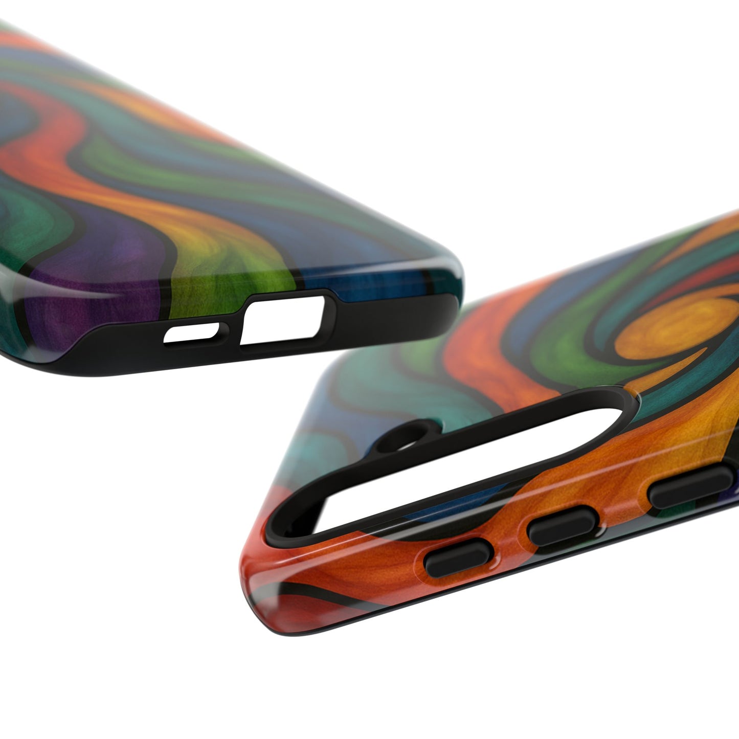 Colorful Swirl Phone Case | Tough Cases, Vibrant Design, Gift for Art Lovers, Funky Case, Unique Phone Accessories