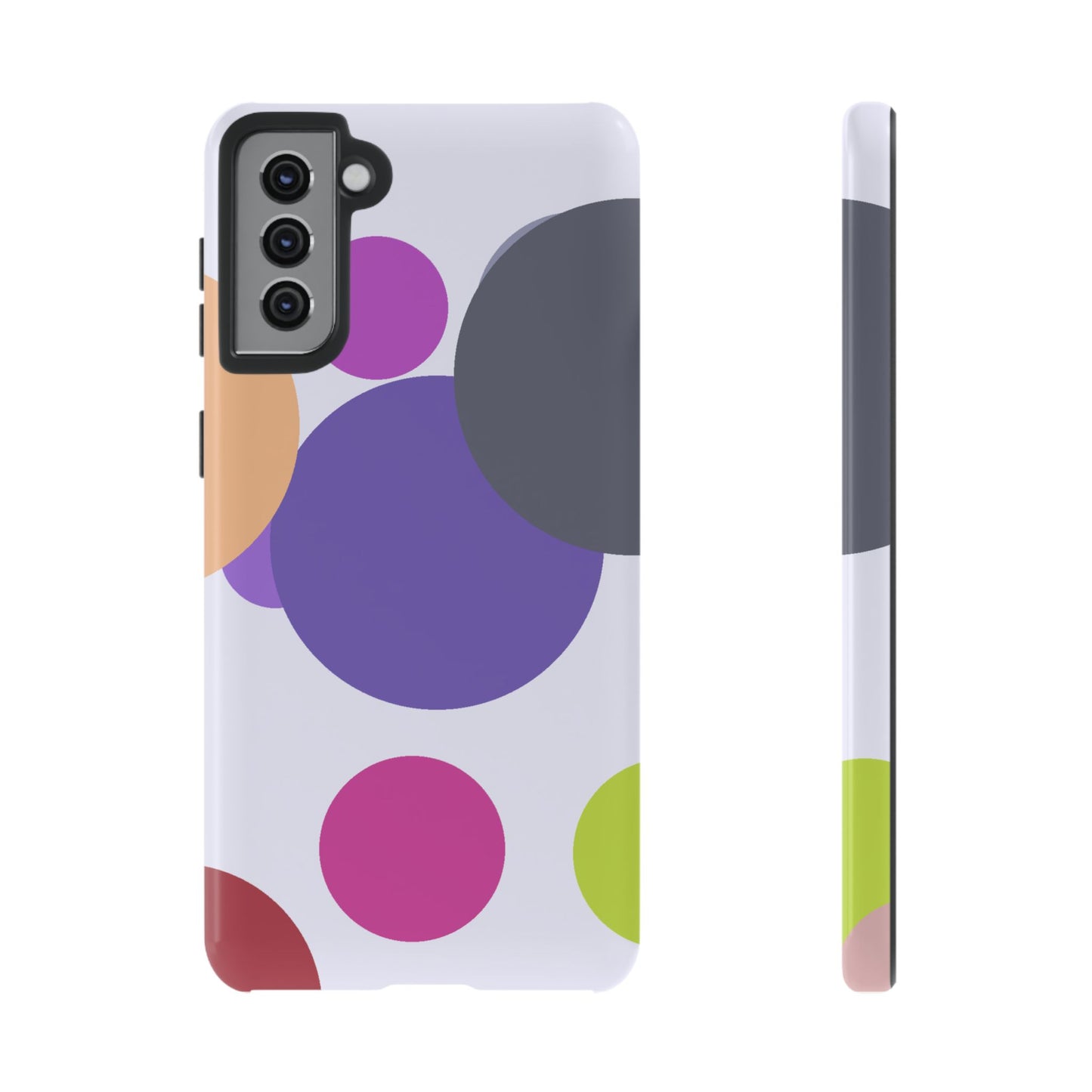 Colorful Geometric Phone Case, Bold Protective Cover for iPhone, Unique Gift for Trendy Teens, Fun Customizable Cases, Modern Design