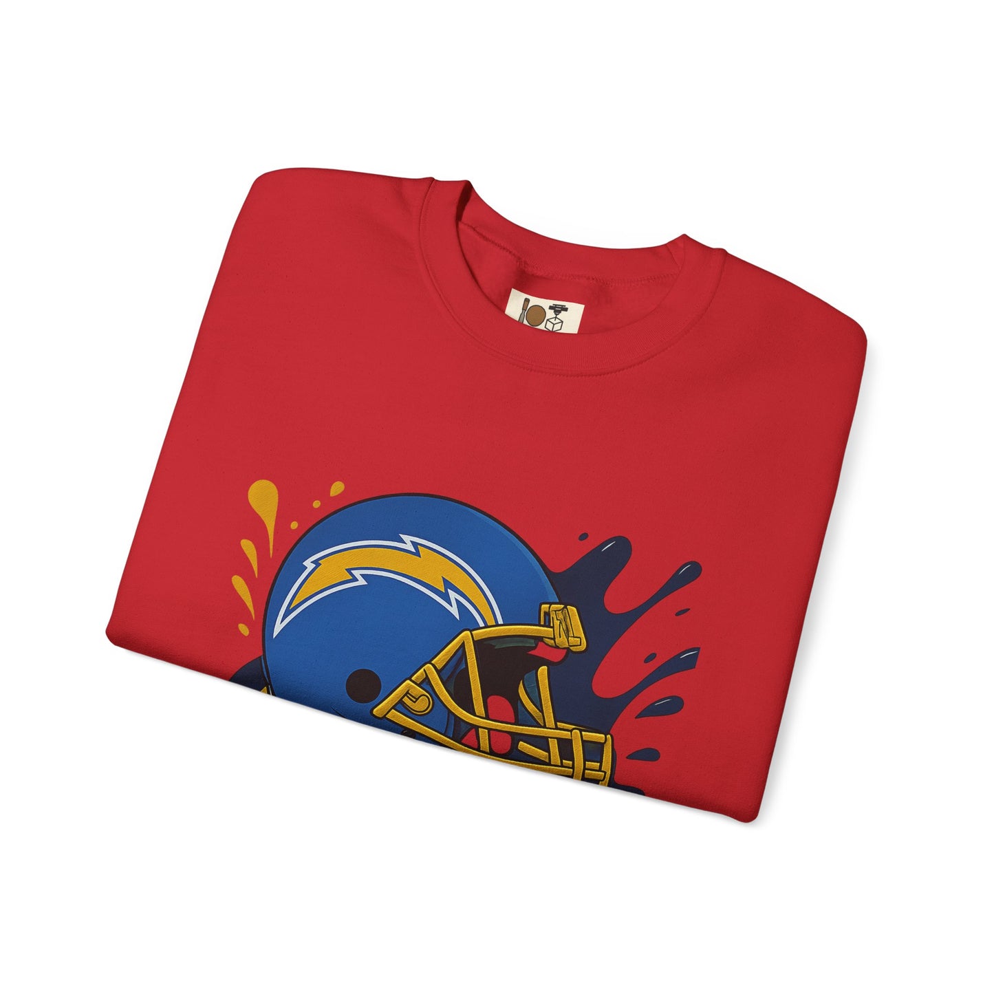 Sporty Splash Crewneck Sweatshirt - Football Lover Gift, Unisex Casual Wear, Game Day Attire, Cozy Sweatshirt, Fall Fashion