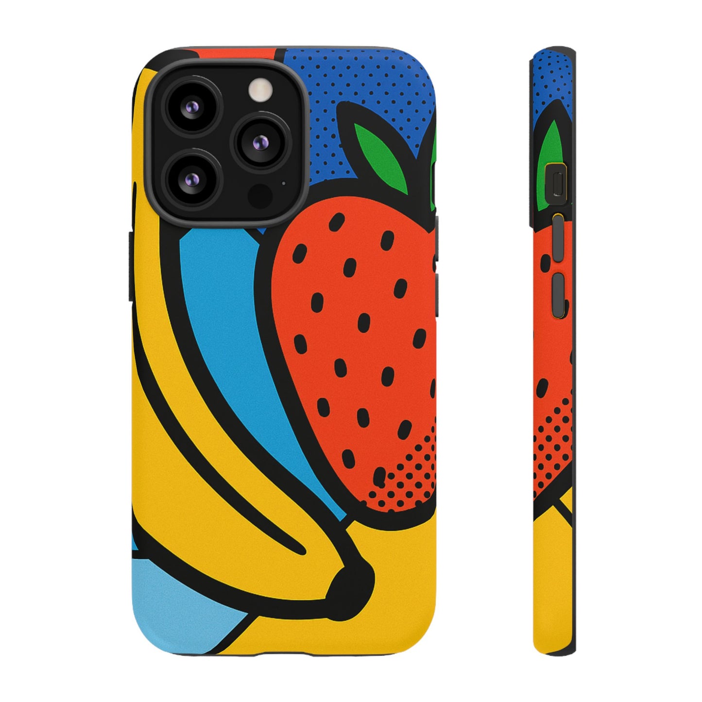 Colorful Fruit Phone Case - Tough Cases - Fun, Vibrant, Unique, Gifts for Friends, Summer Accessories, Trendy Phone Protector