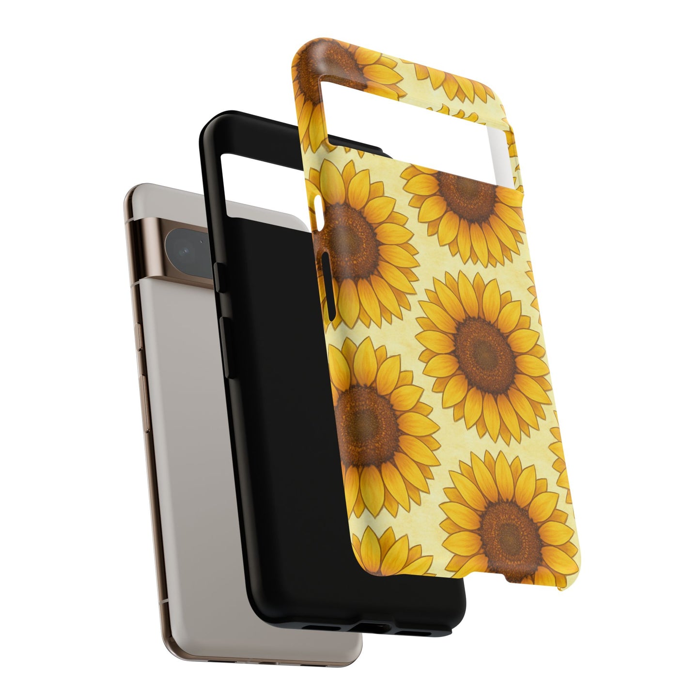 Sunflower Phone Cases - Tough Cases for Nature Lovers, Gift for Friends, Floral Design, Protective Case, Sunflower Decor