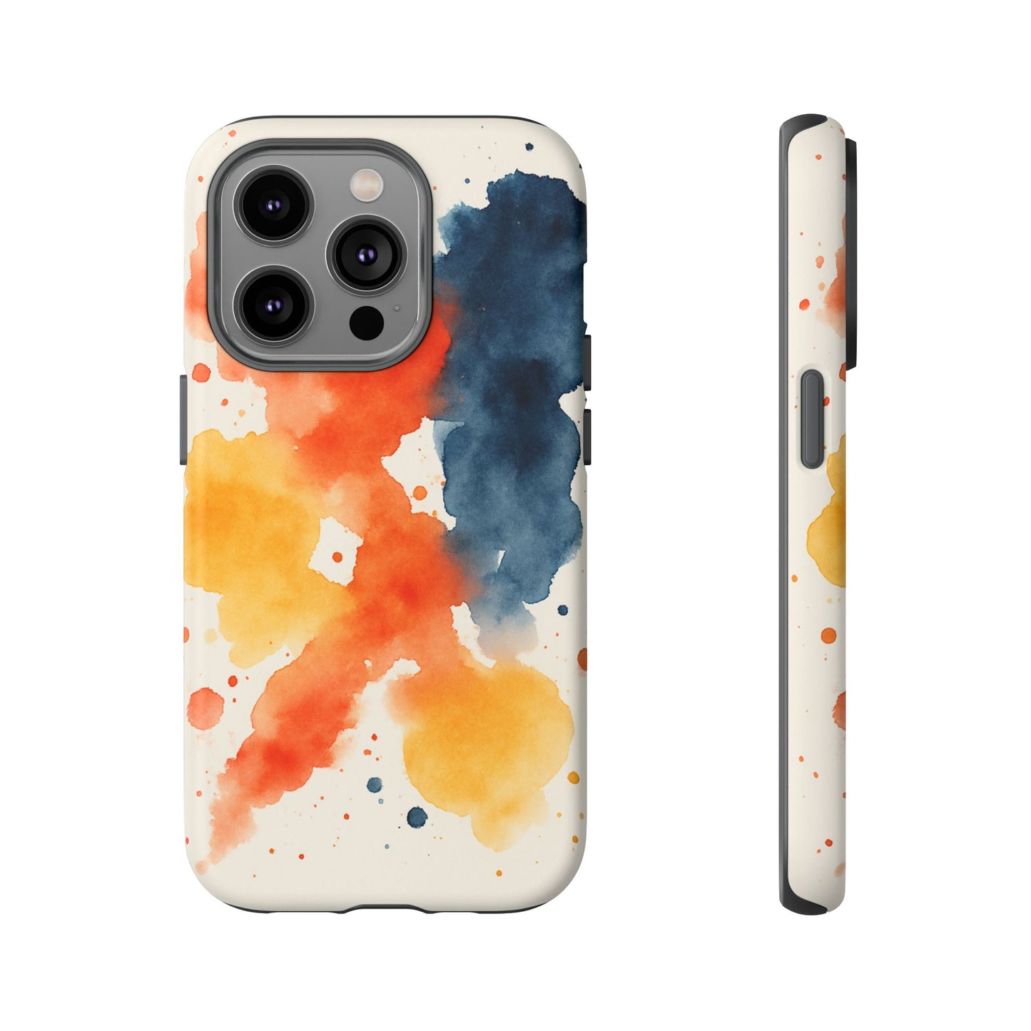 Watercolor Phone Case - Abstract Design, Tough Cases for Men & Women, Stylish Gift, Artistic Accessory for All Occasions