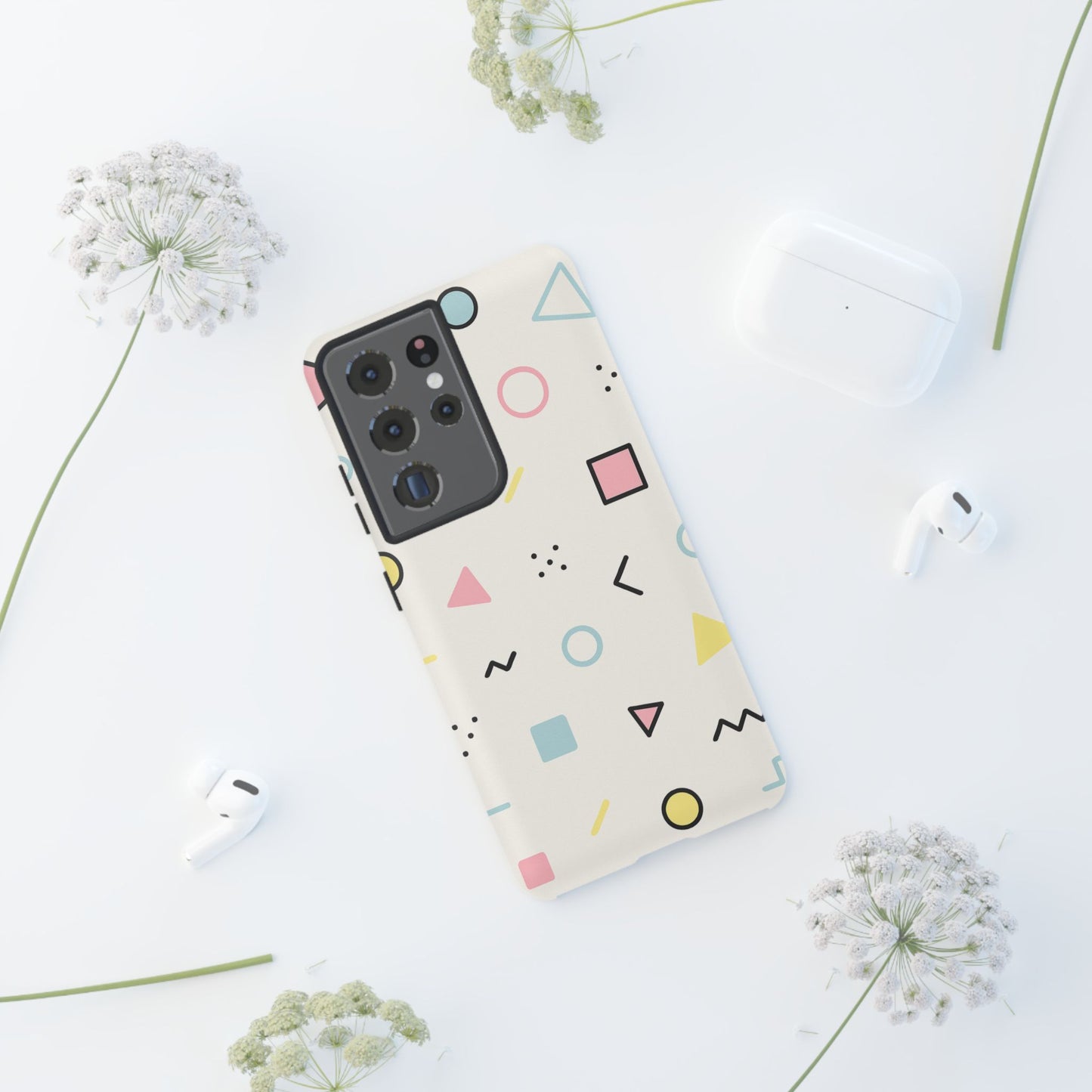 Geometric Phone Case - Stylish Tough Cases for Trendsetters, Unique Phone Covers, Modern Accessories, Gift Ideas for Her