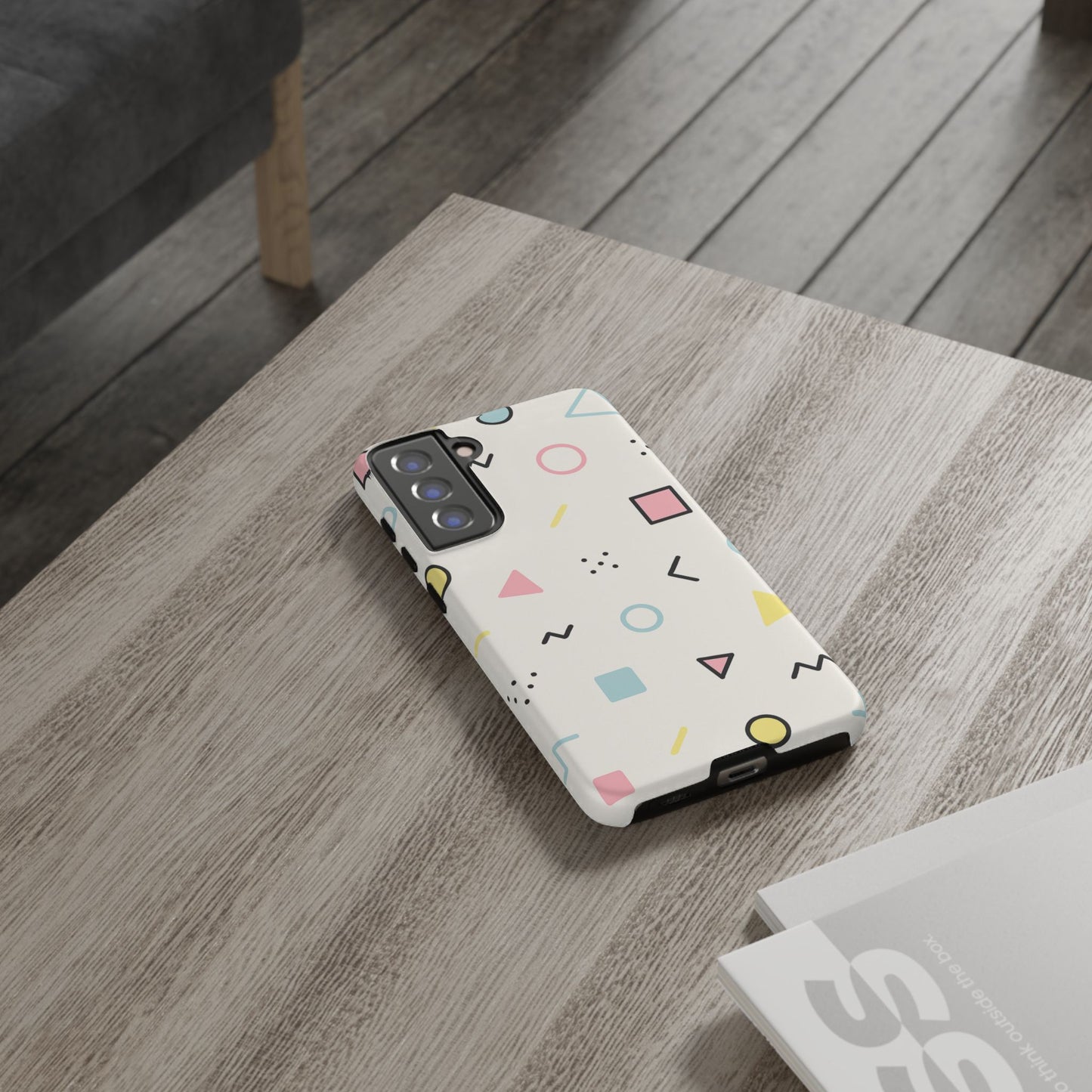 Geometric Phone Case - Stylish Tough Cases for Trendsetters, Unique Phone Covers, Modern Accessories, Gift Ideas for Her