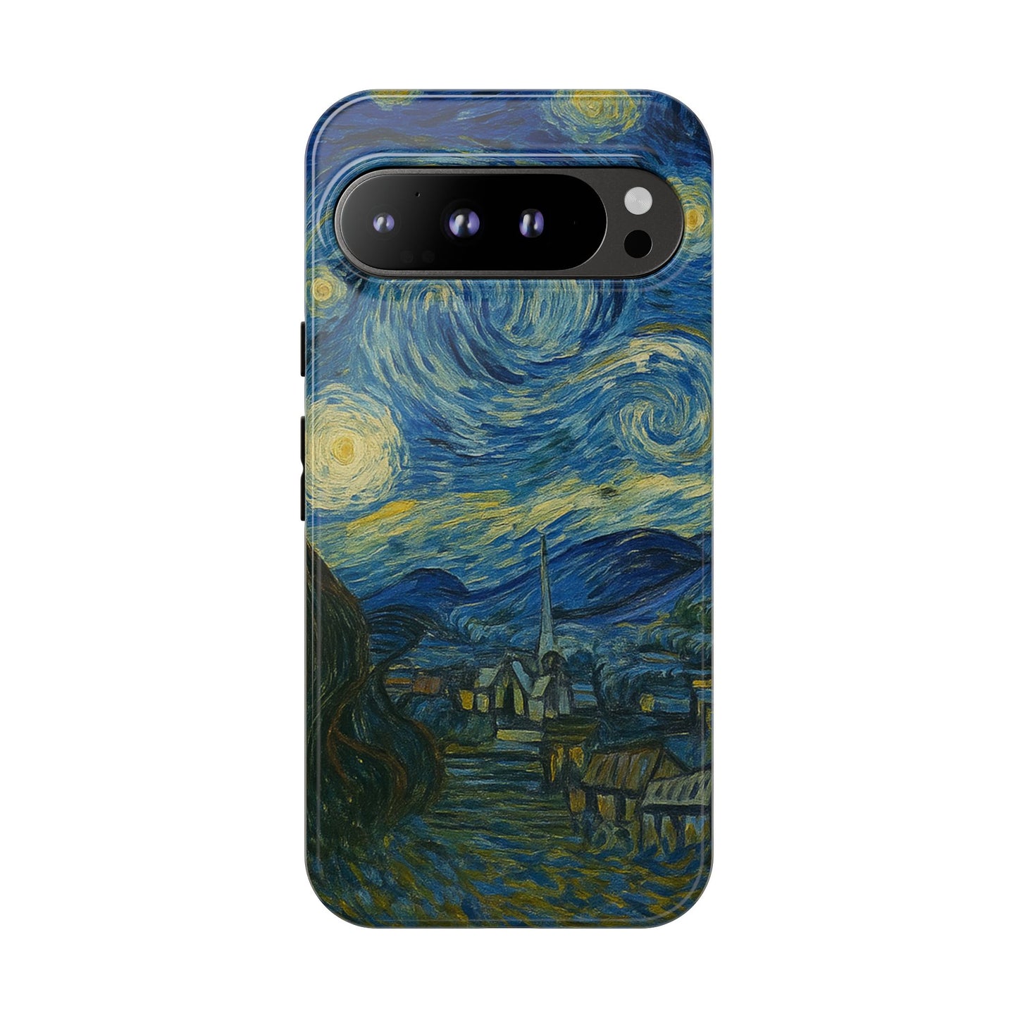 Starry Night Phone Case, Artistic Cell Phone Cover, Gift for Art Lovers, Unique Phone Accessory, Birthday Gift for Him/Her, Tough Cases