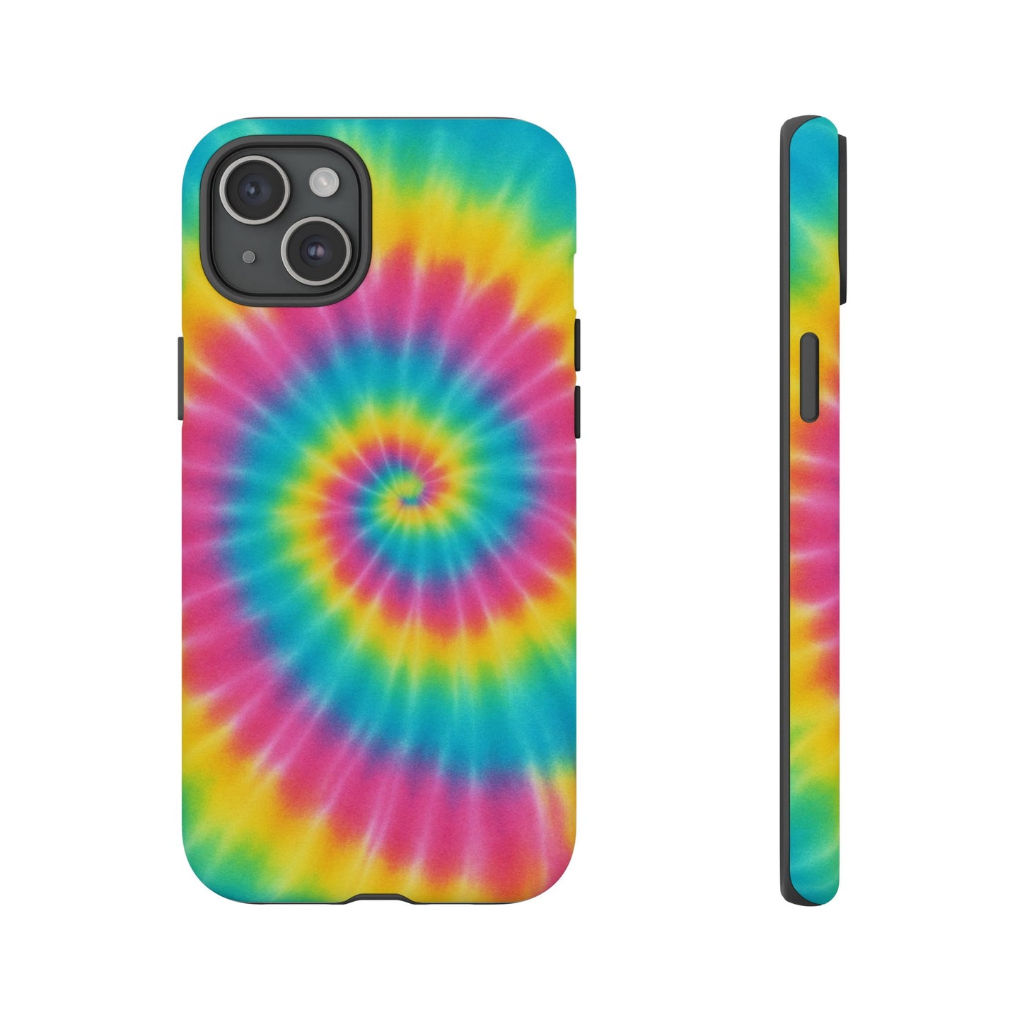 Colorful Tie-Dye Phone Case, Vibrant Phone Cover, Boho Style Accessory, Gift for Teens, Trendy Phone Accessories