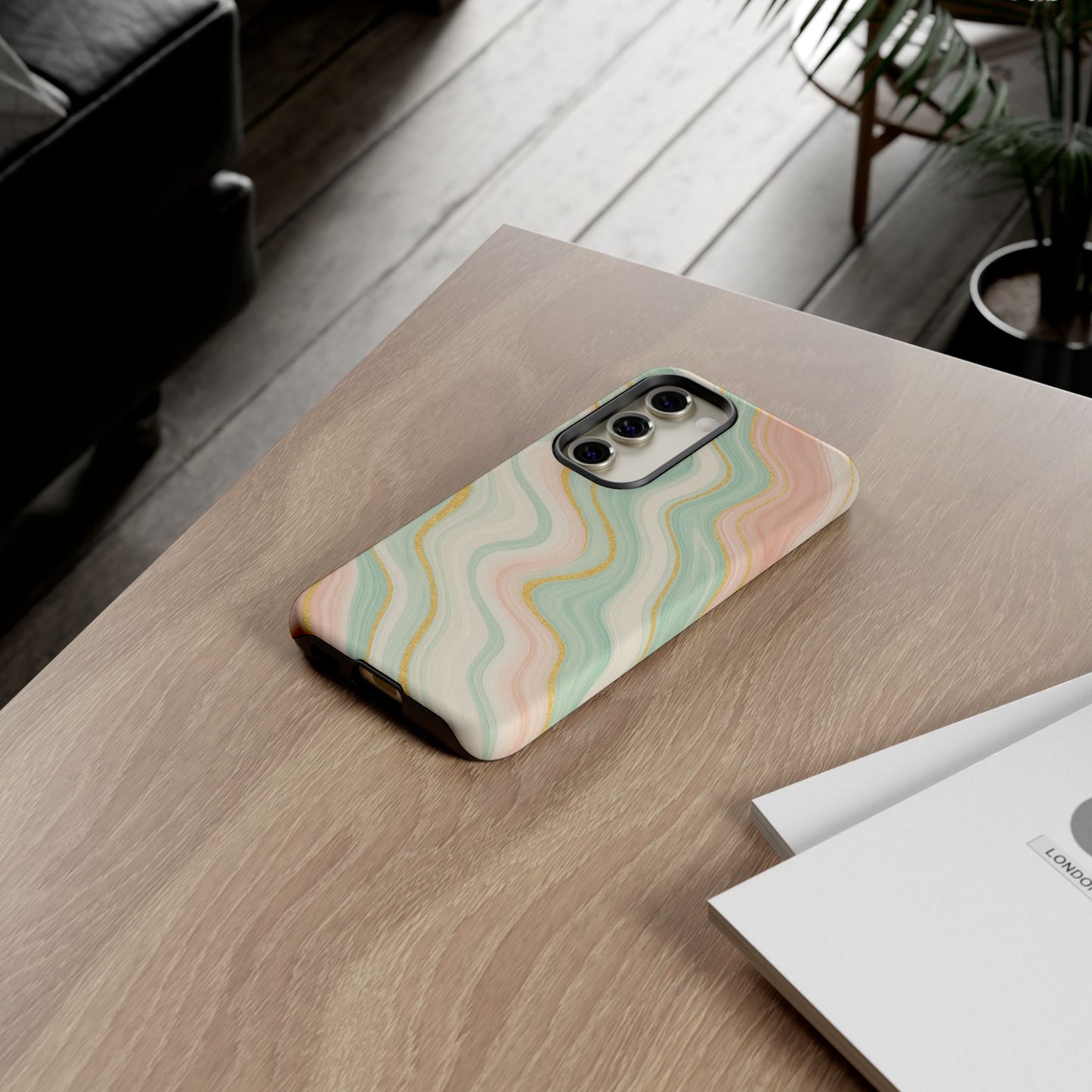 Stylish Phone Case with Abstract Design, Tough Cases for Trendy Protection, Unique Phone Accessories, Gift for Her, Modern Tech Style