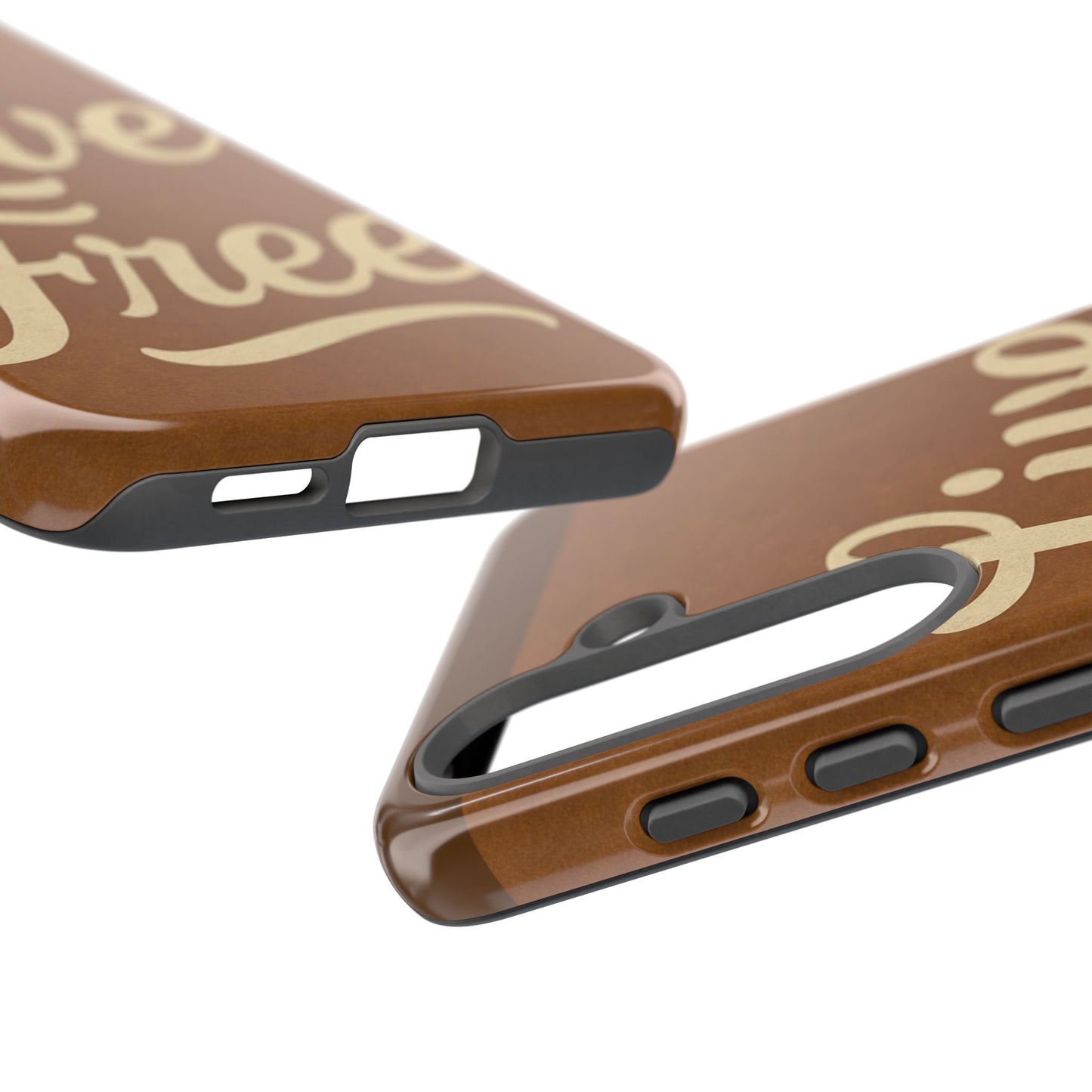 Live Free Phone Case, Tough Cases, Inspirational Phone Accessories, Gift for Adventurers, Customizable Design, Unique Tech Gifts