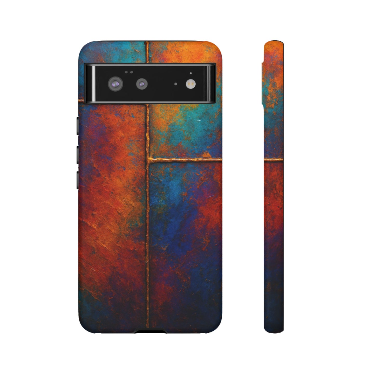 Vibrant Phone Case, Colorful Tough Case Cover, Artistic Phone Protector, Unique Smartphone Accessories, Gift for Tech Lovers