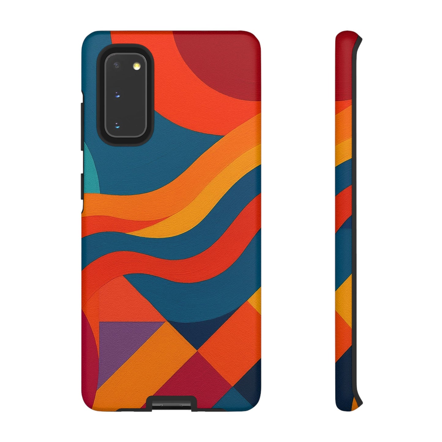 Vibrant Phone Case, Abstract Design Cover, Tough Cases for All Occasions, Stylish Gift for Tech Lovers, Modern Phone Accessories