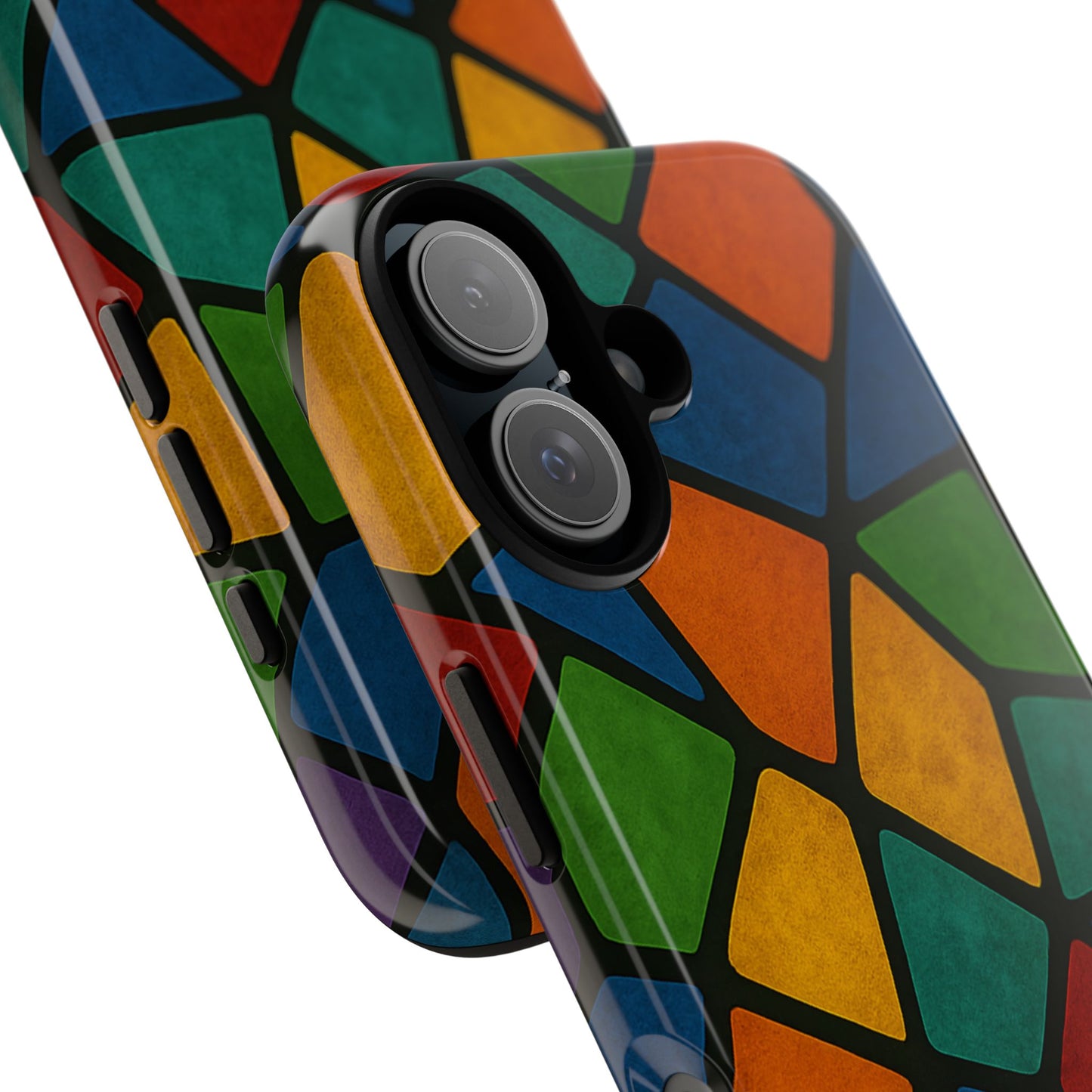Colorful Mosaic Phone Case, Tough Cell Phone Cover, Vibrant Smartphone Protector, Unique Gift for Weddings, Birthday, Holidays