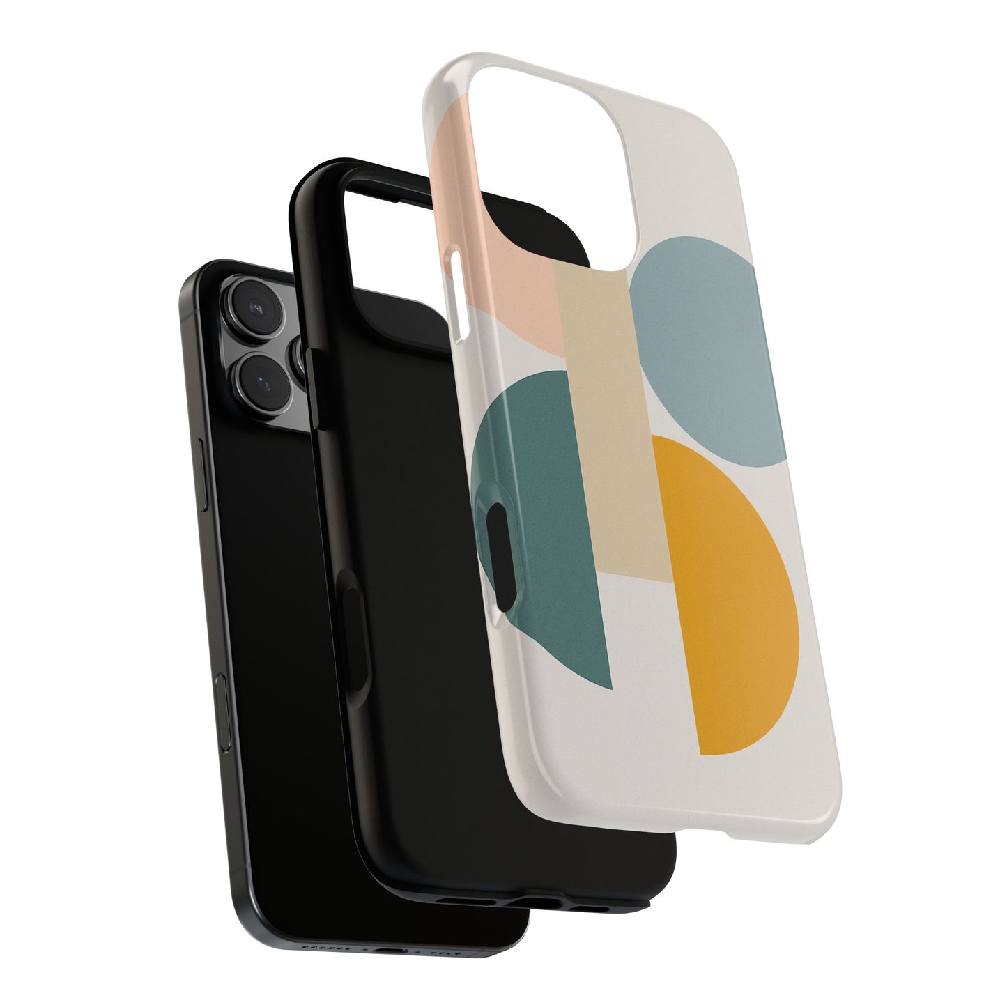 Minimalist Geometric Phone Case, Stylish Protective Cover for Phones, Modern Design, Gift for Him/Her, Trendy Tech Accessory