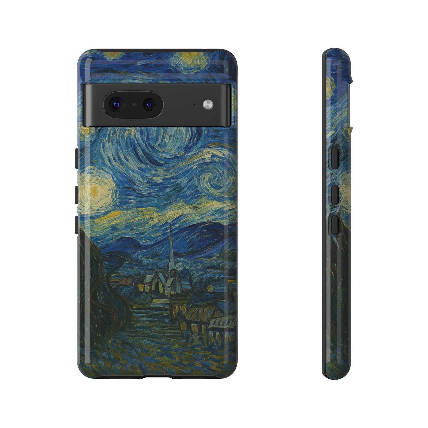 Starry Night Phone Case, Artistic Cell Phone Cover, Gift for Art Lovers, Unique Phone Accessory, Birthday Gift for Him/Her, Tough Cases